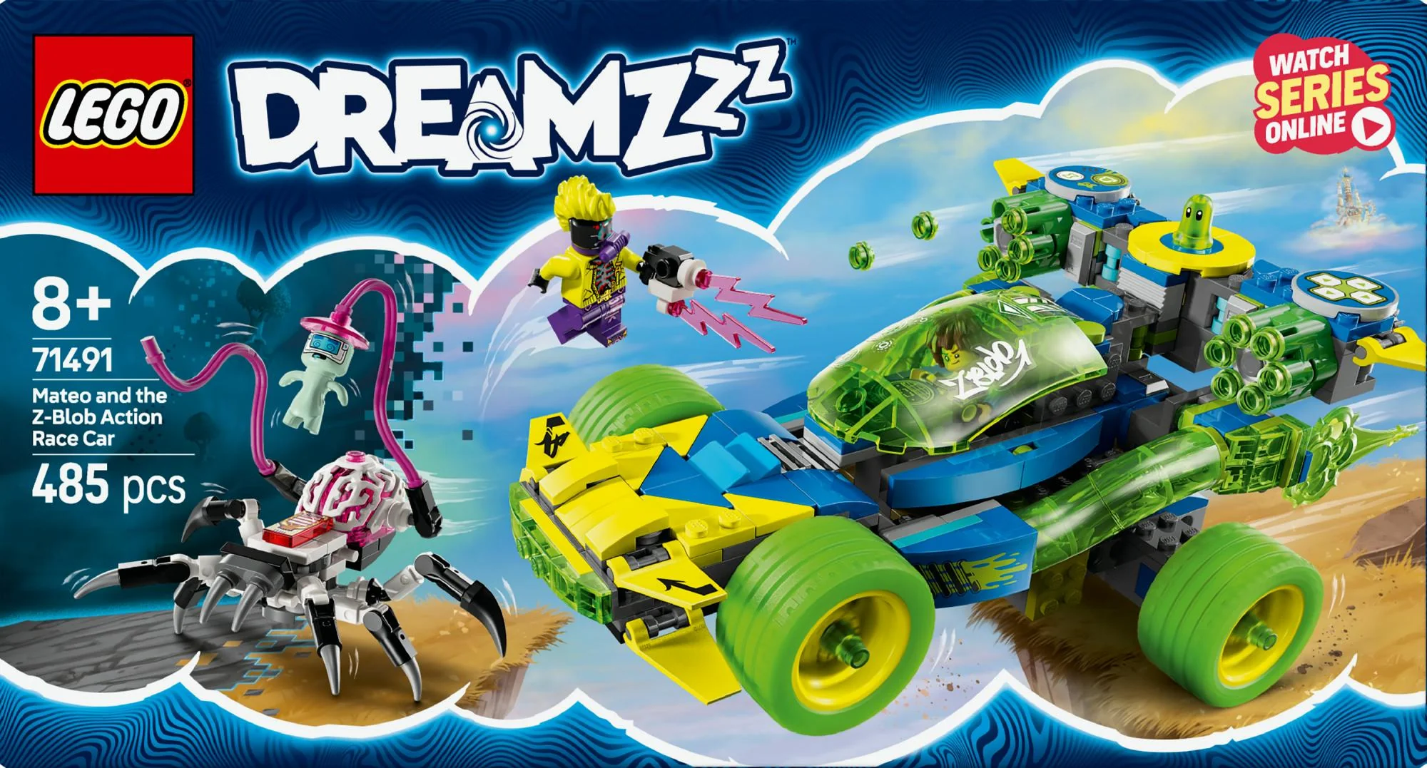 LEGO 71491 DREAMZzz Mateo with the Z-Blob Action Racing car