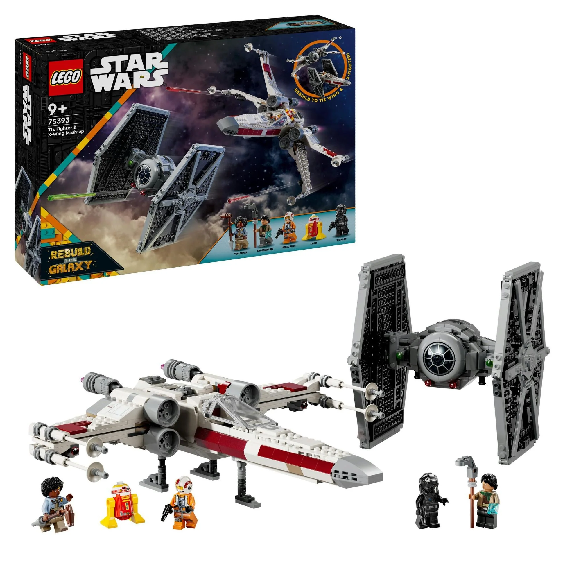 LEGO 75393 Star Wars Mashup of TIE Fighter & X-Wing