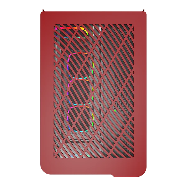 Montech King 95 Pro Rød-  curved glas