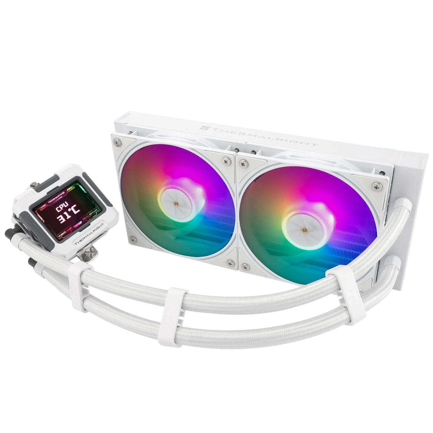 Thermalright Frozen Warframe White ARGB - AIO. 240mm. LCD
