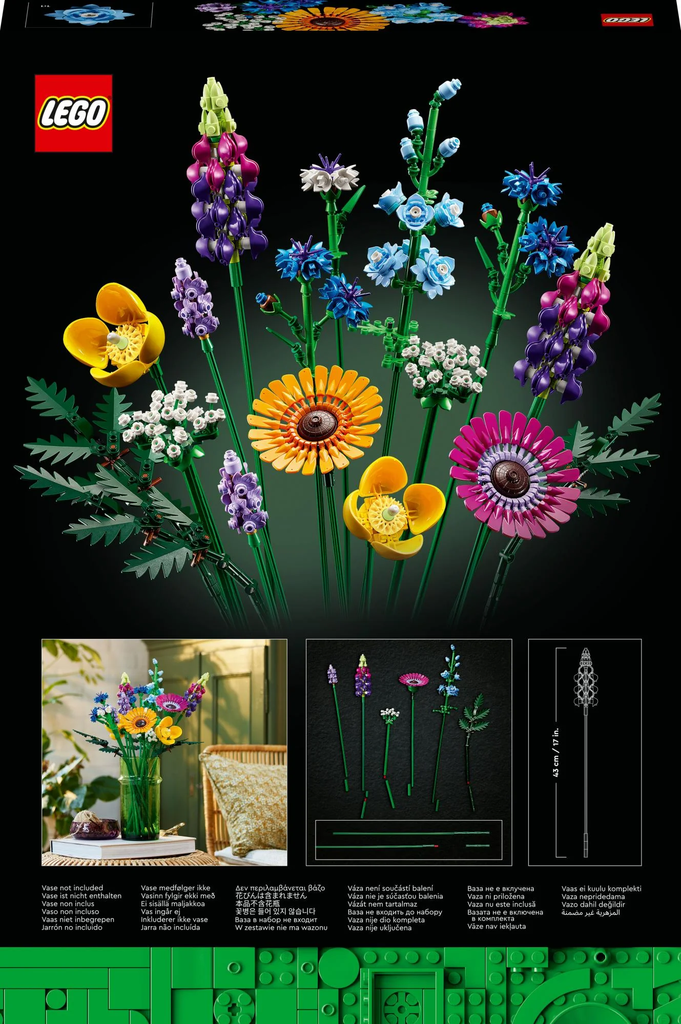 LEGO Icons - Vild Blomster Buket (10313)