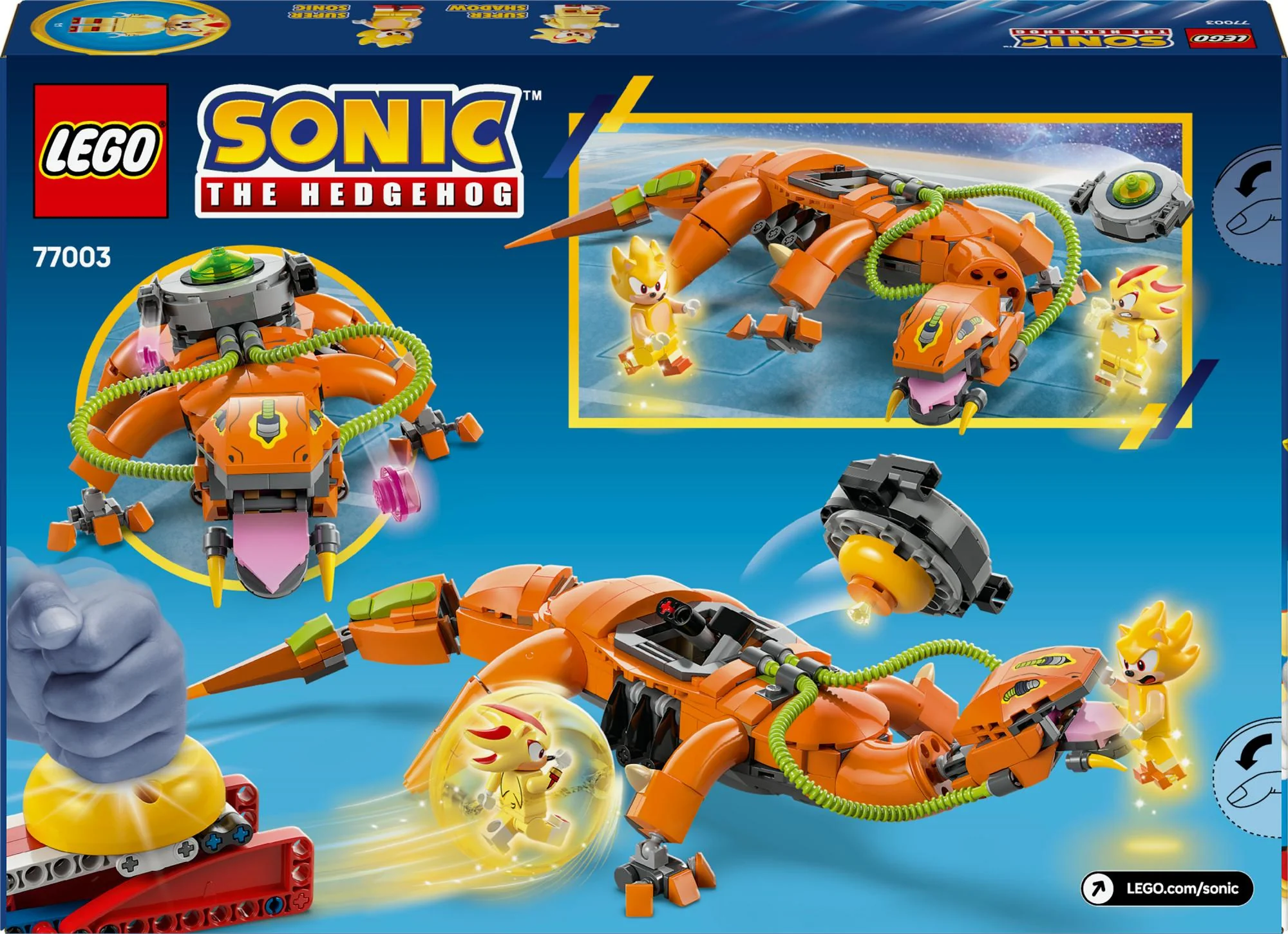 LEGO 77003 Sonic the Hedgehog Super Shadow vs. Biolizard