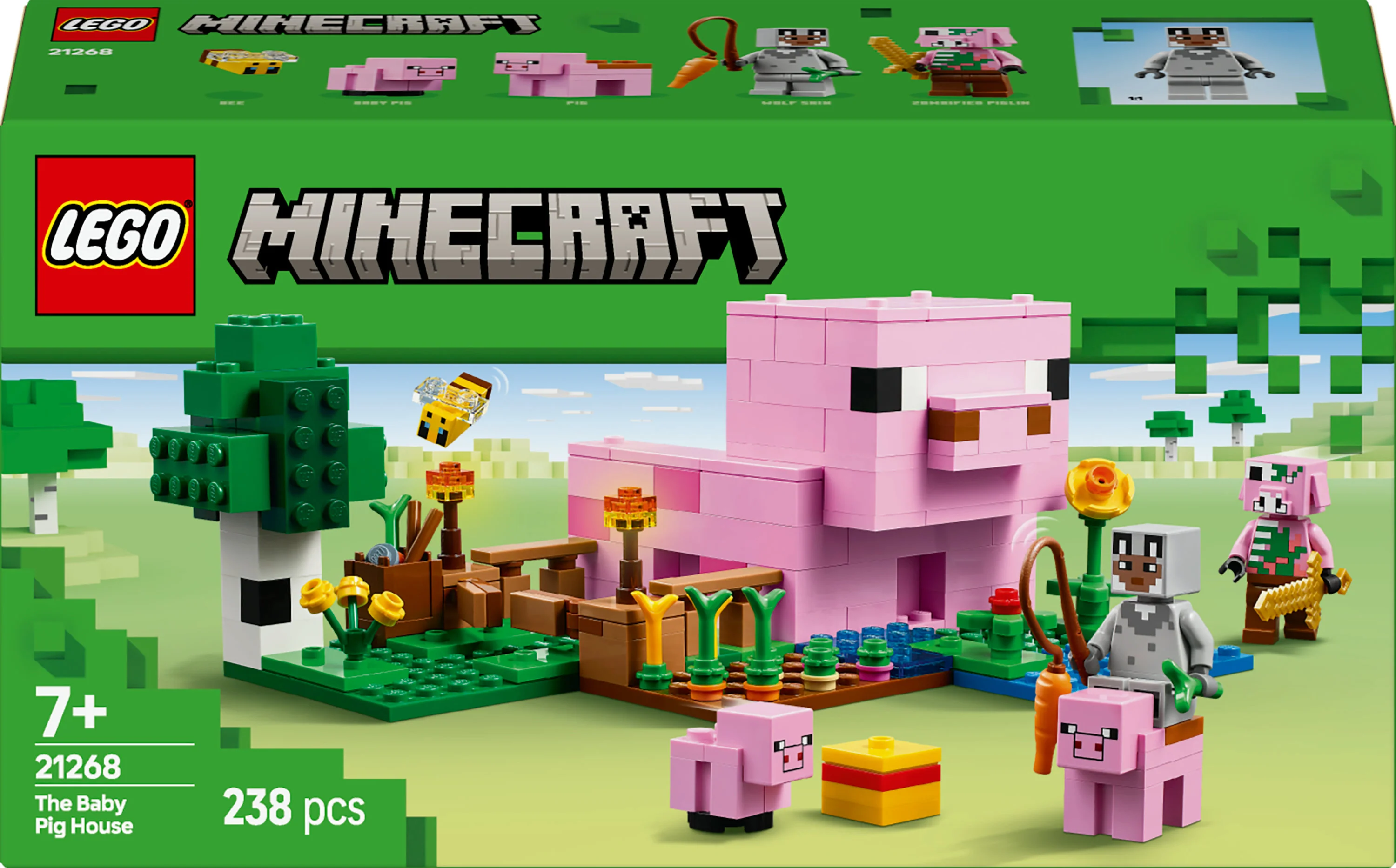 LEGO 21268 Minecraft The Baby Pig House