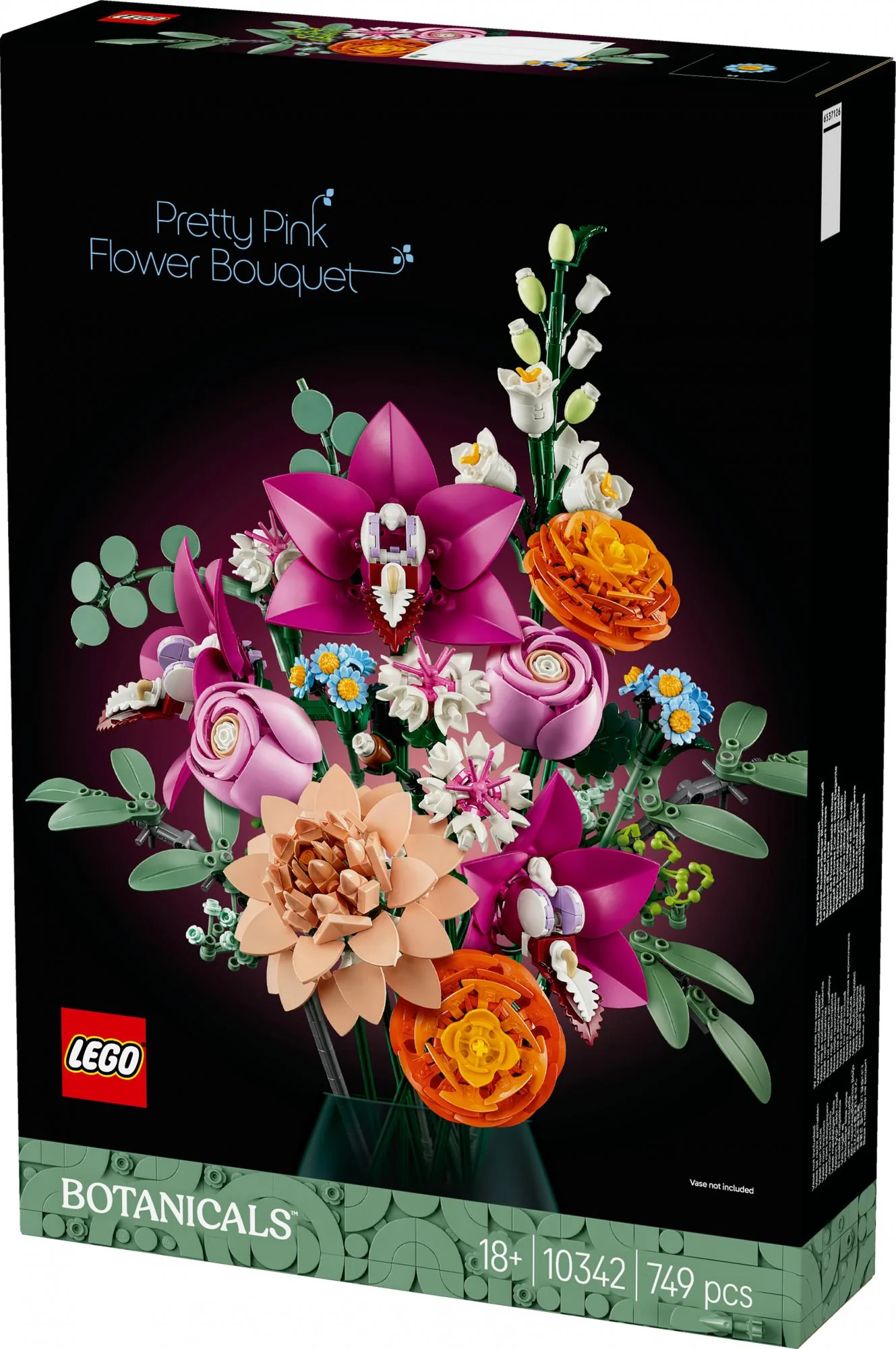 LEGO 10342 Botanicals Beautiful Pink Bouquet