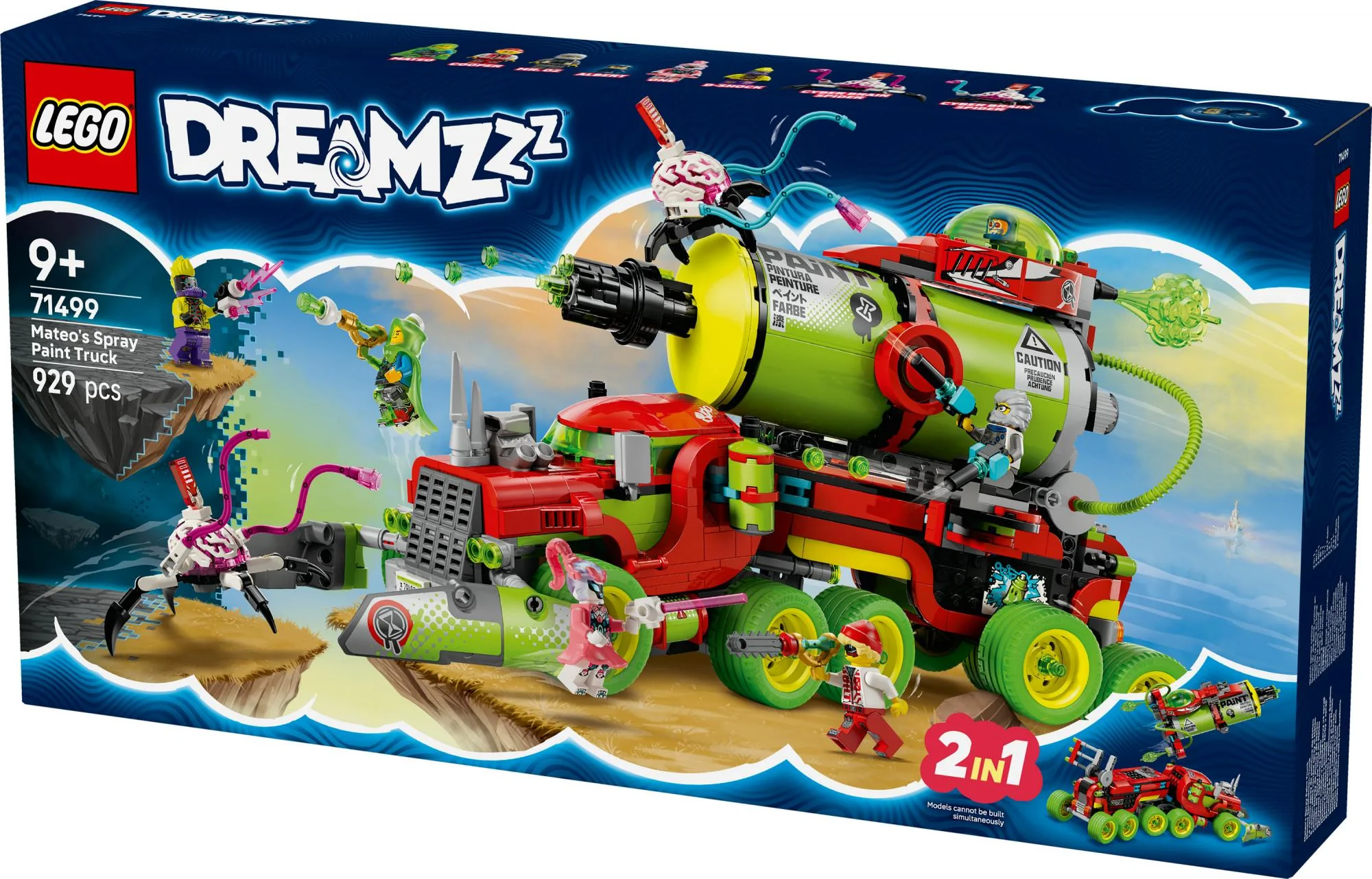 LEGO 71499 DREAMZz Mateo's Spray Can Truck