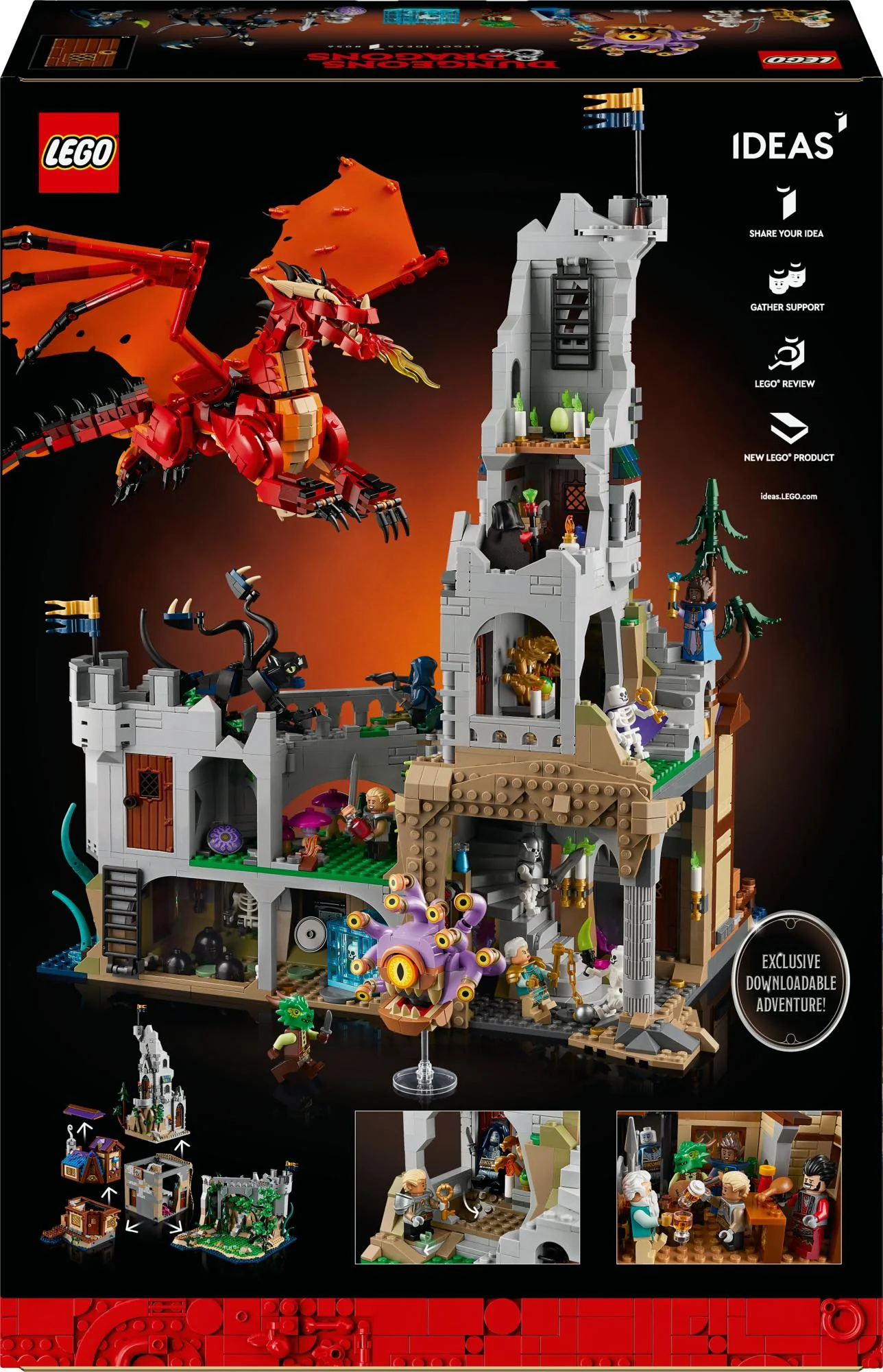 LEGO Ideas - Dungeons & Dragons: Red Dragon's Tale (21348.)