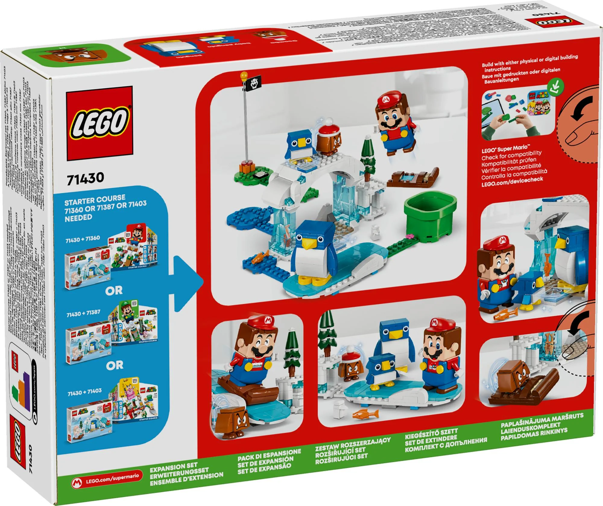 LEGO Super Mario - Penguin Family Snow Adventure Expansion Set (71430)