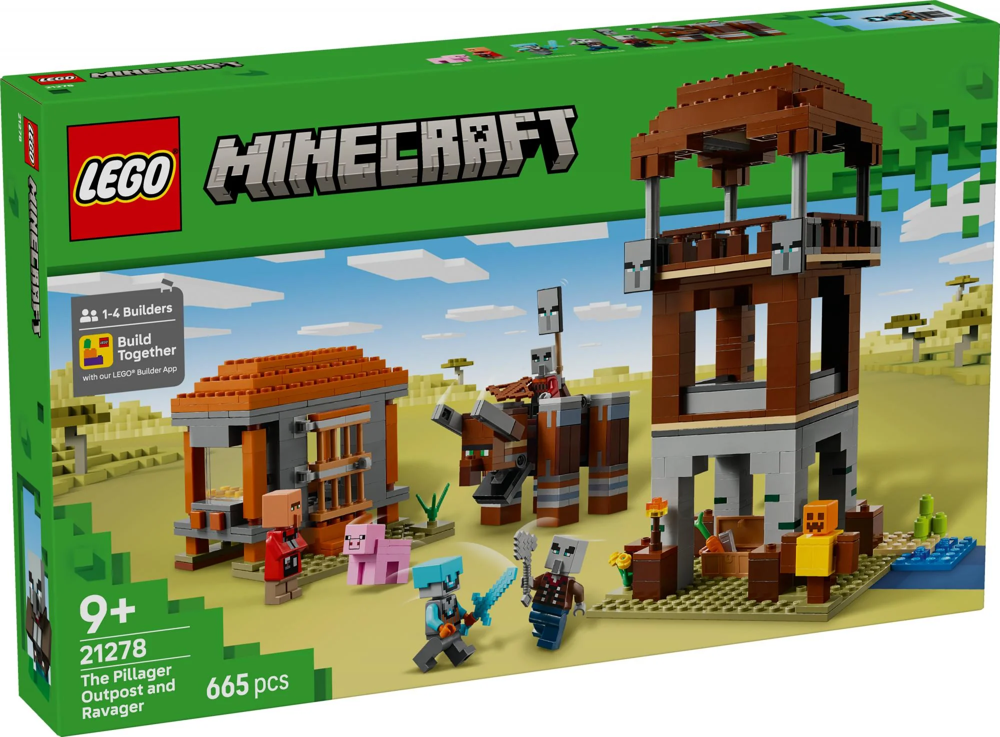 LEGO - Minecraft - The Pillager Outpost and Ravager (21278)