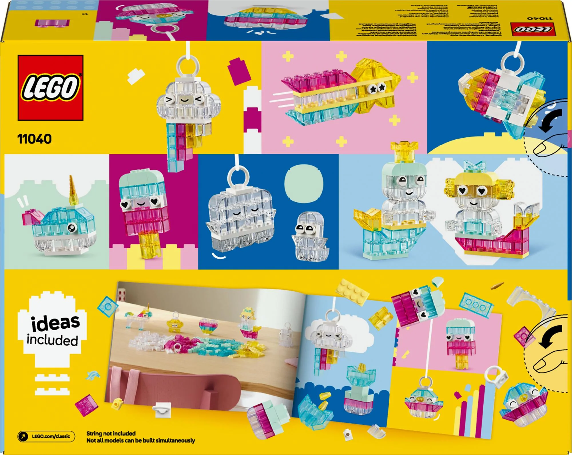 LEGO 11040 Classic magic box with transparent bricks