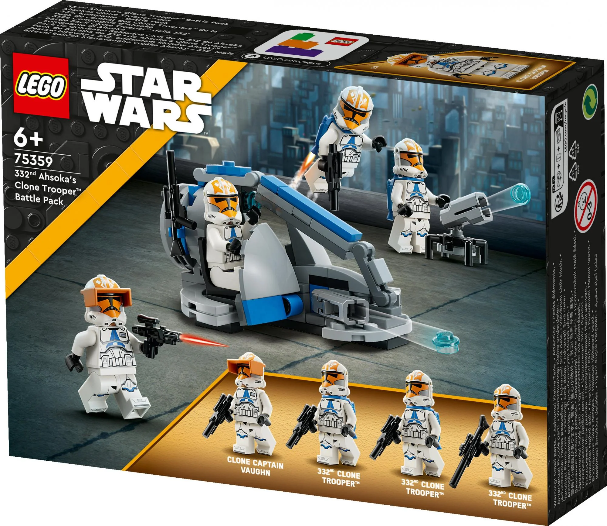 LEGO Star Wars - 332nd Ahsoka's Clone Trooper™ Battle Pack (75359)