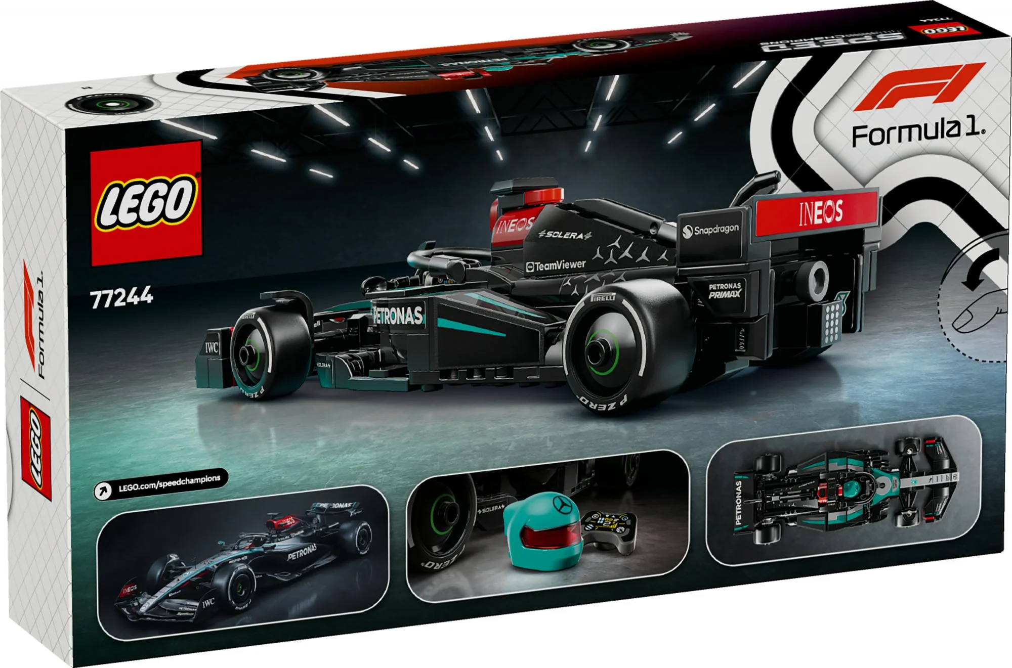 LEGO 77244 Speed Champions Mercedes-AMG F1 W15 Racing Car