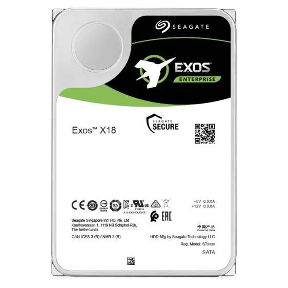 Seagate Exos X18 Harddisk ST14000NM000J 14TB SATA-600 7200rpm FACTORY REFURBISHED