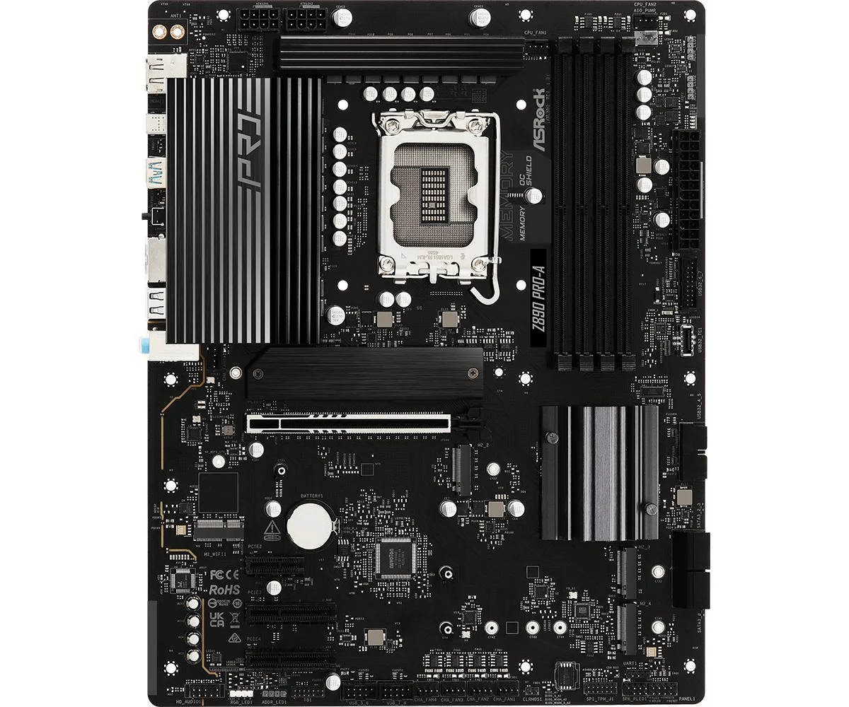 ASRock Z890 Pro-A Motherboard ATX LGA-1851 Intel Z890