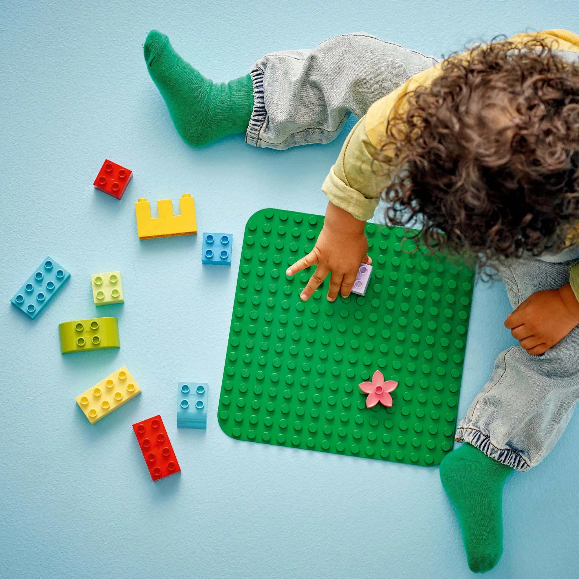 LEGO 10460 DUPLO building plate in green