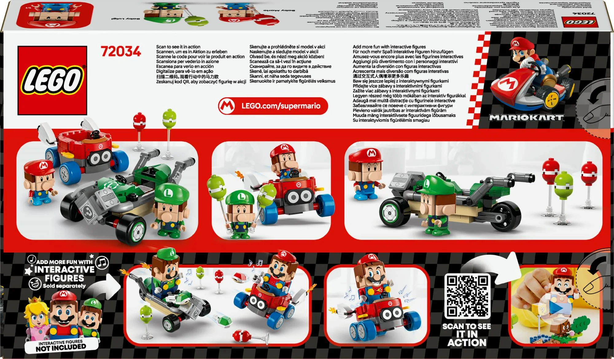 LEGO 72034 Super Mario - Mario Kart: Baby Mario vs. Baby Luigi