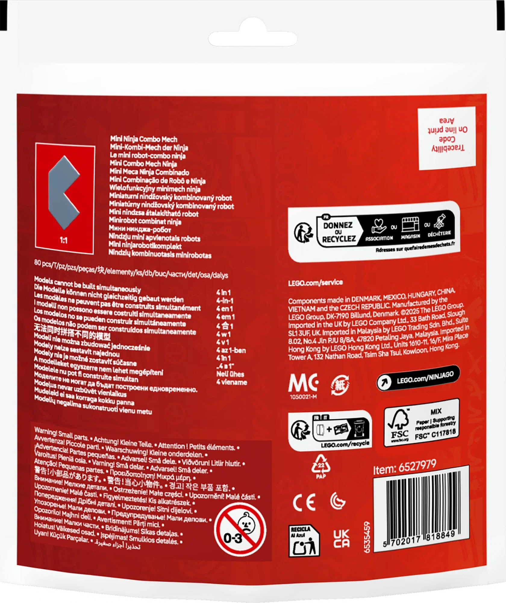 LEGO 30699 Ninjago Mini Combi Mech