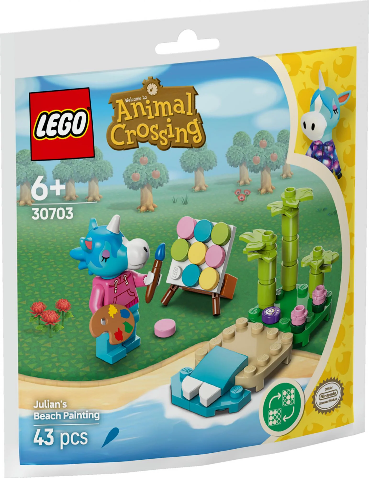 LEGO 30703 Animal Crossing Jimmy's Beach Painting