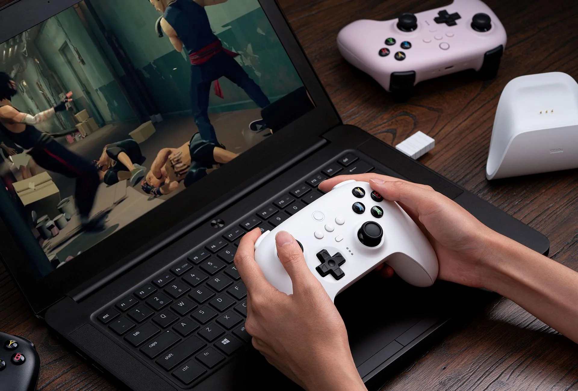 8BitDo Ultimate BT Pad - Nintendo Switch - Hvid