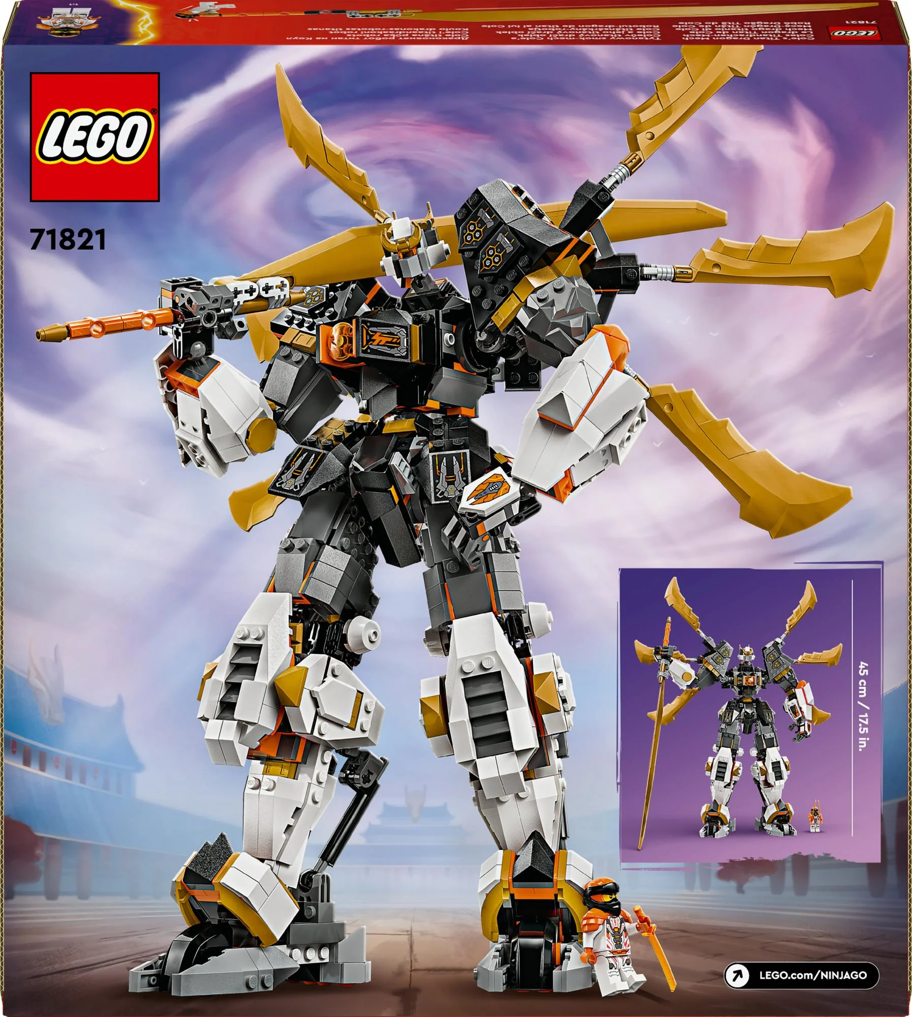 LEGO 71821 Ninjago Cole's Titan Dragon Mech