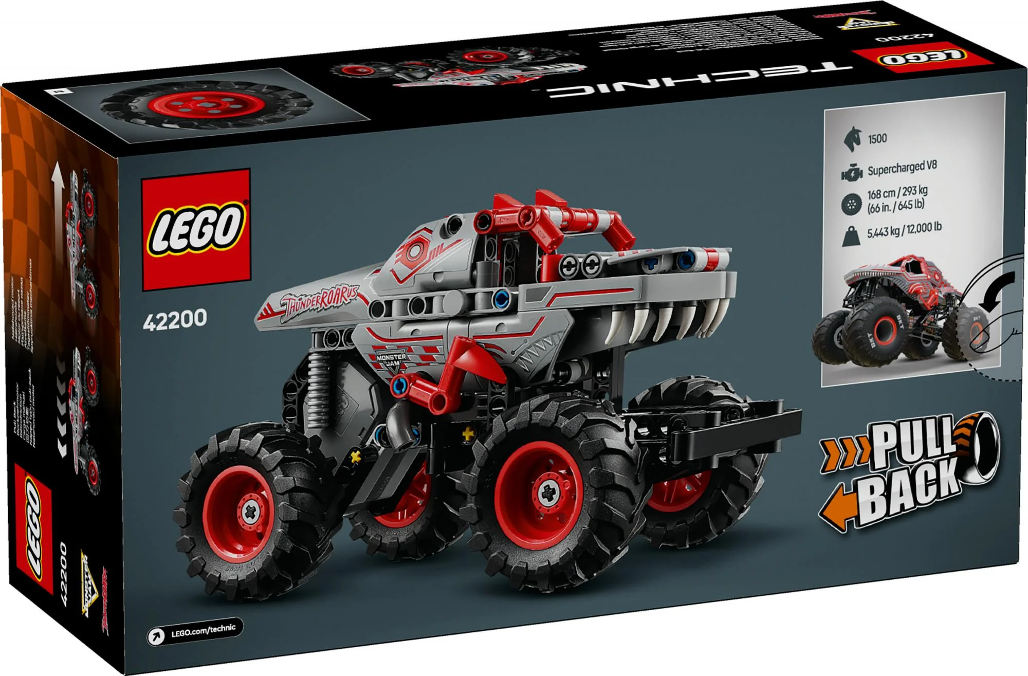LEGO 42200 Technic Monster Jam ThunderROARus