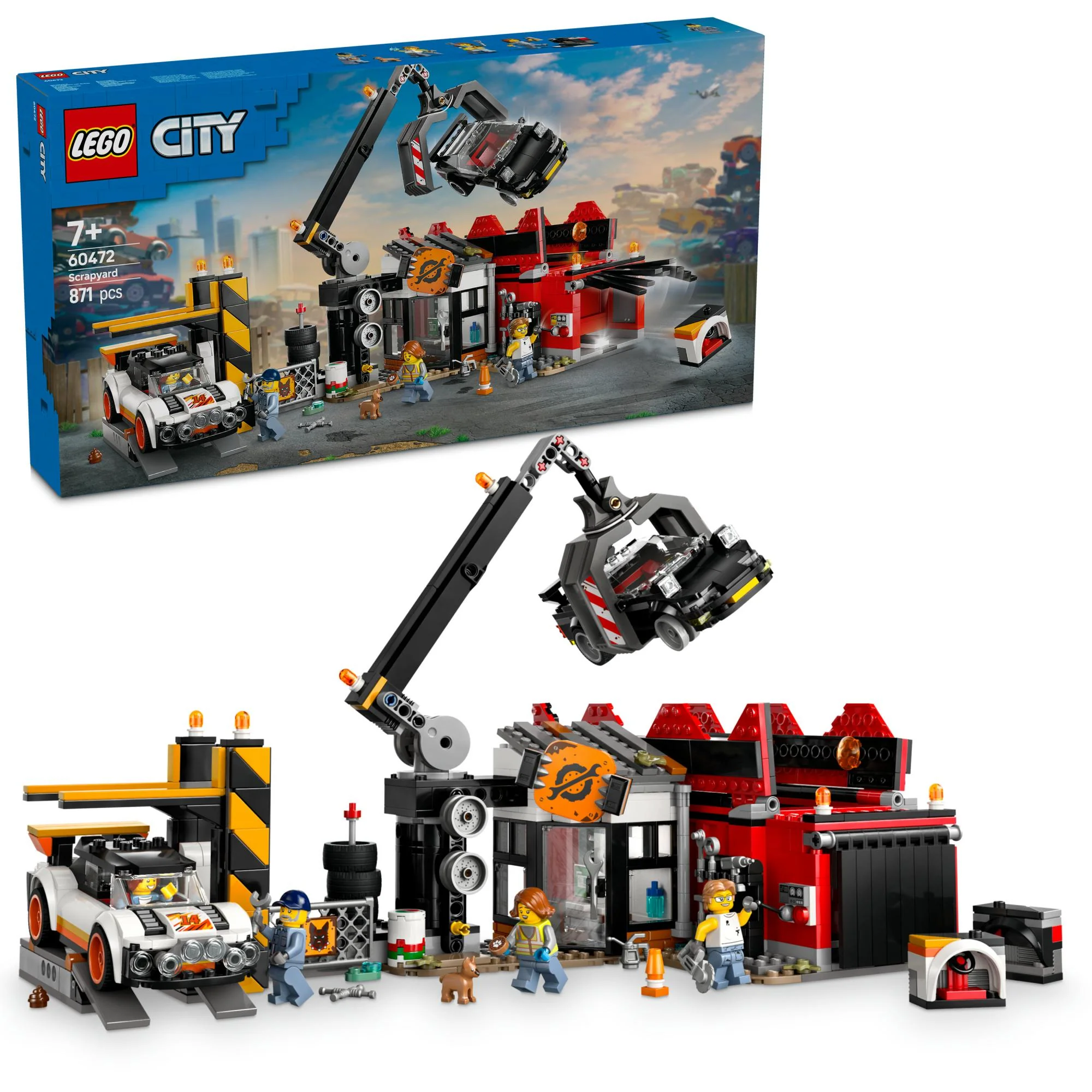 LEGO 60472 City Junkyard with Cars