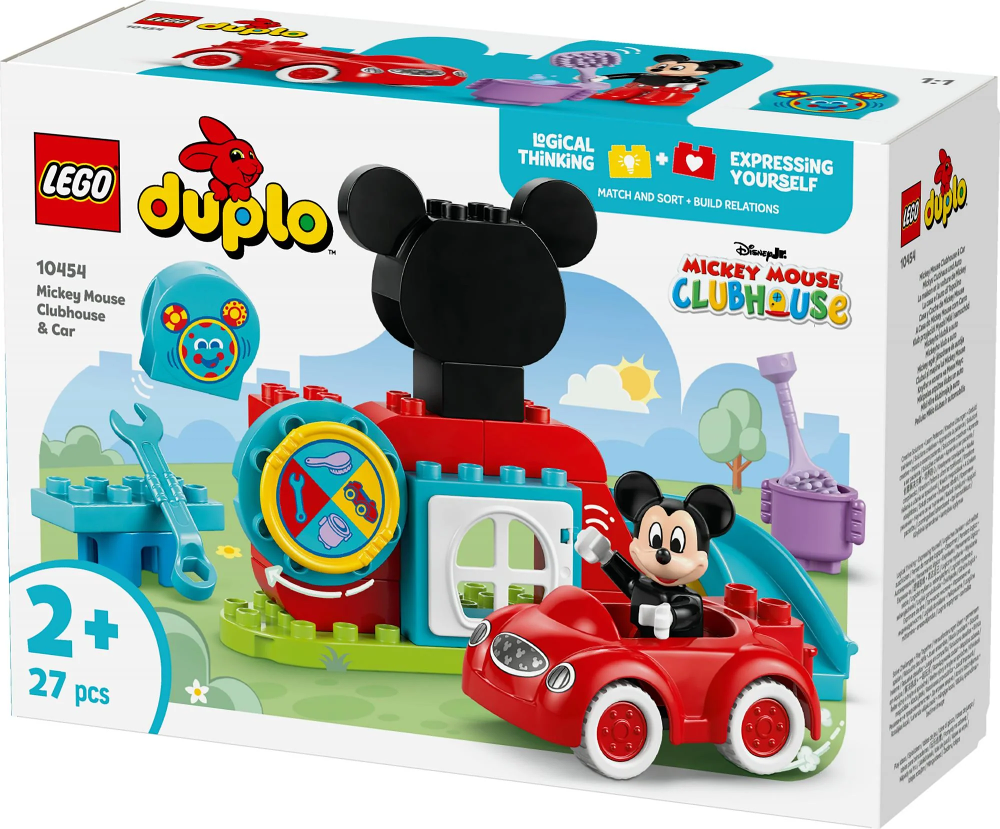 LEGO 10454 DUPLO Disney Mickey's clubhouse and car