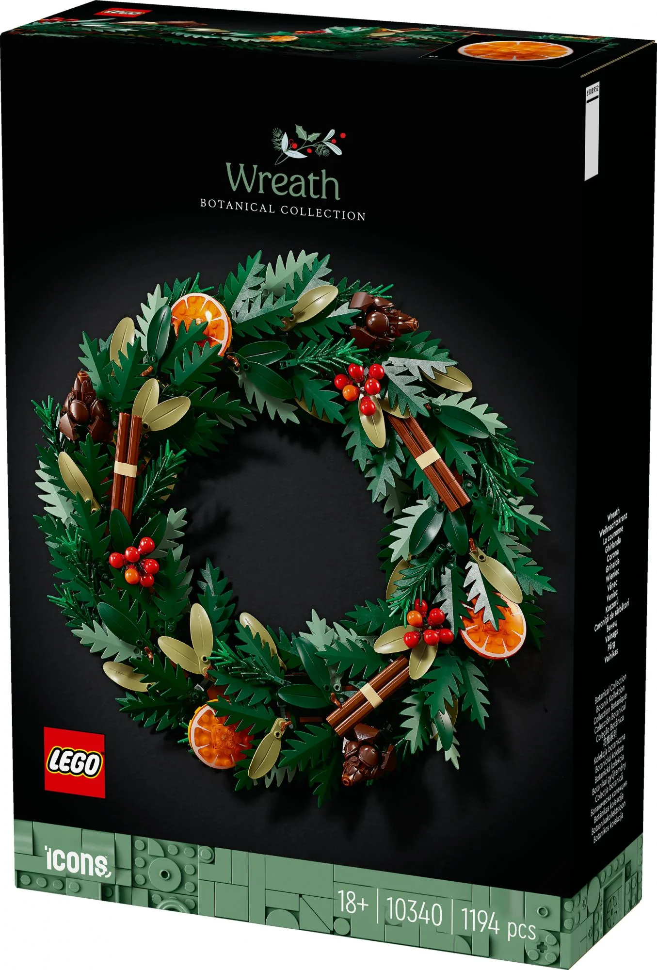 LEGO 10340 Icons Christmas Wreath