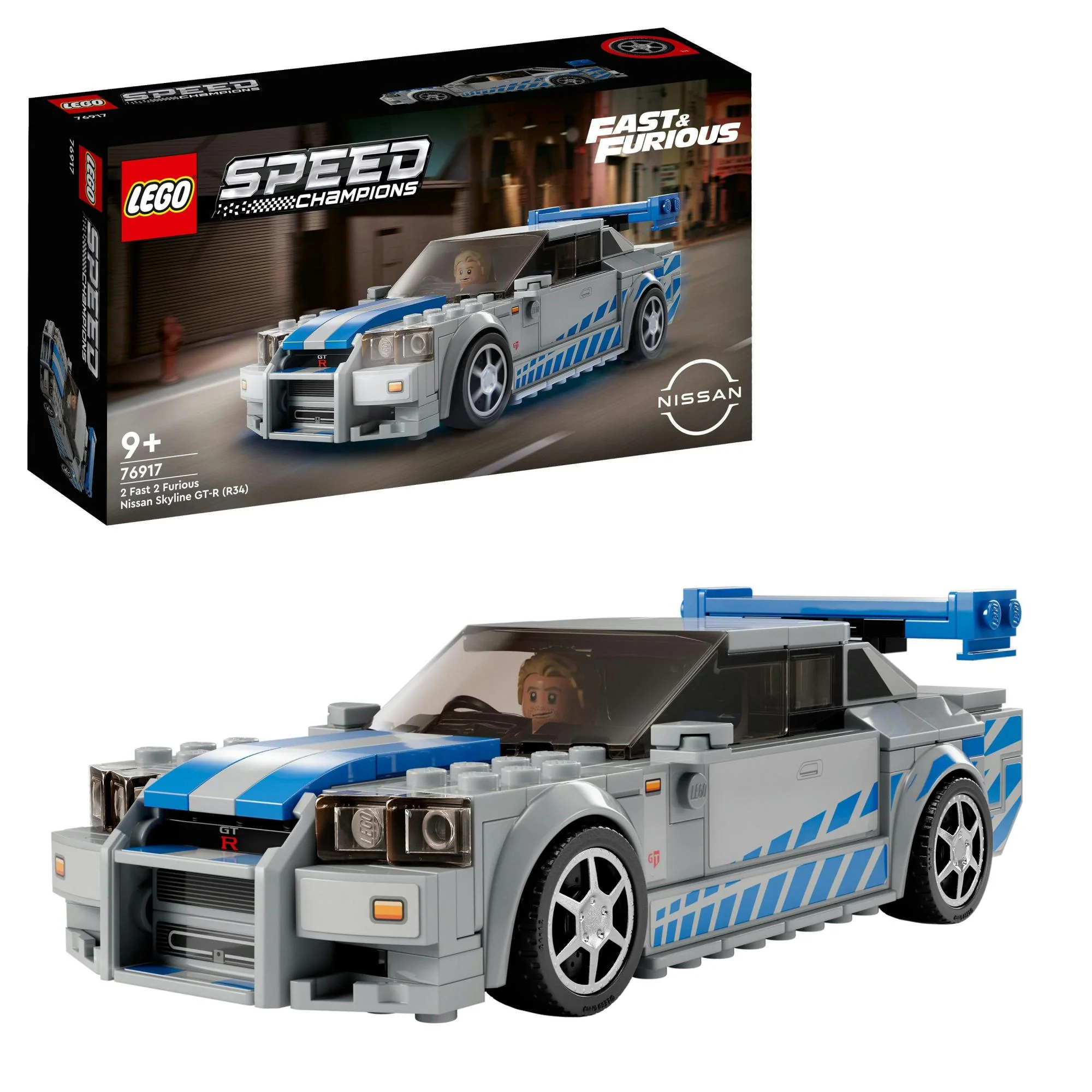 LEGO Speed Champions - 2 Fast 2 Furious Nissan Skyline GT-R R34 (76917)
