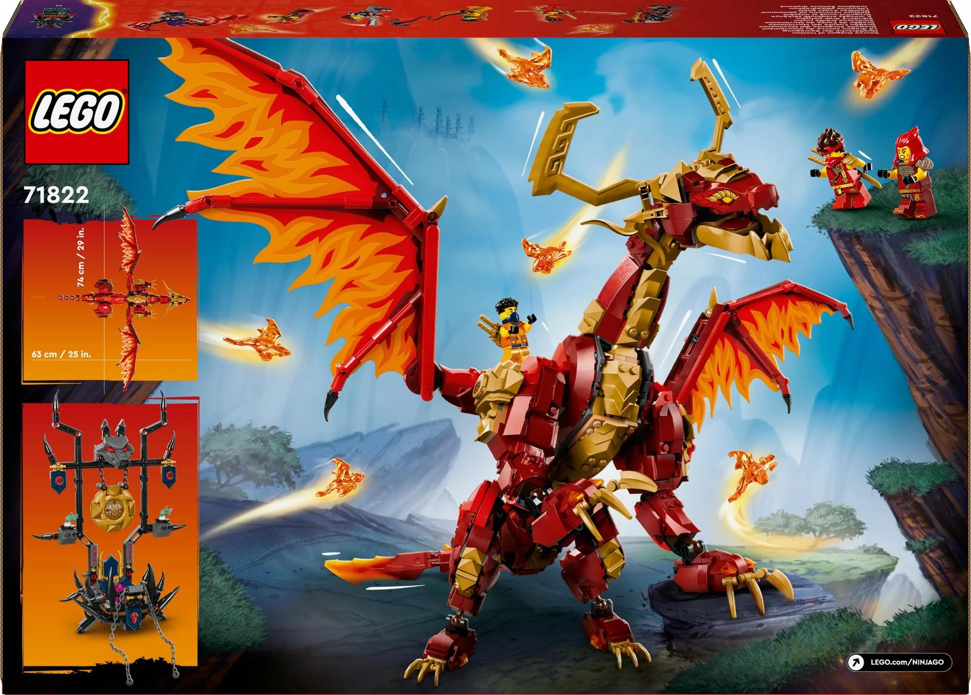 LEGO 71822 Ninjago Source Dragon of Movement
