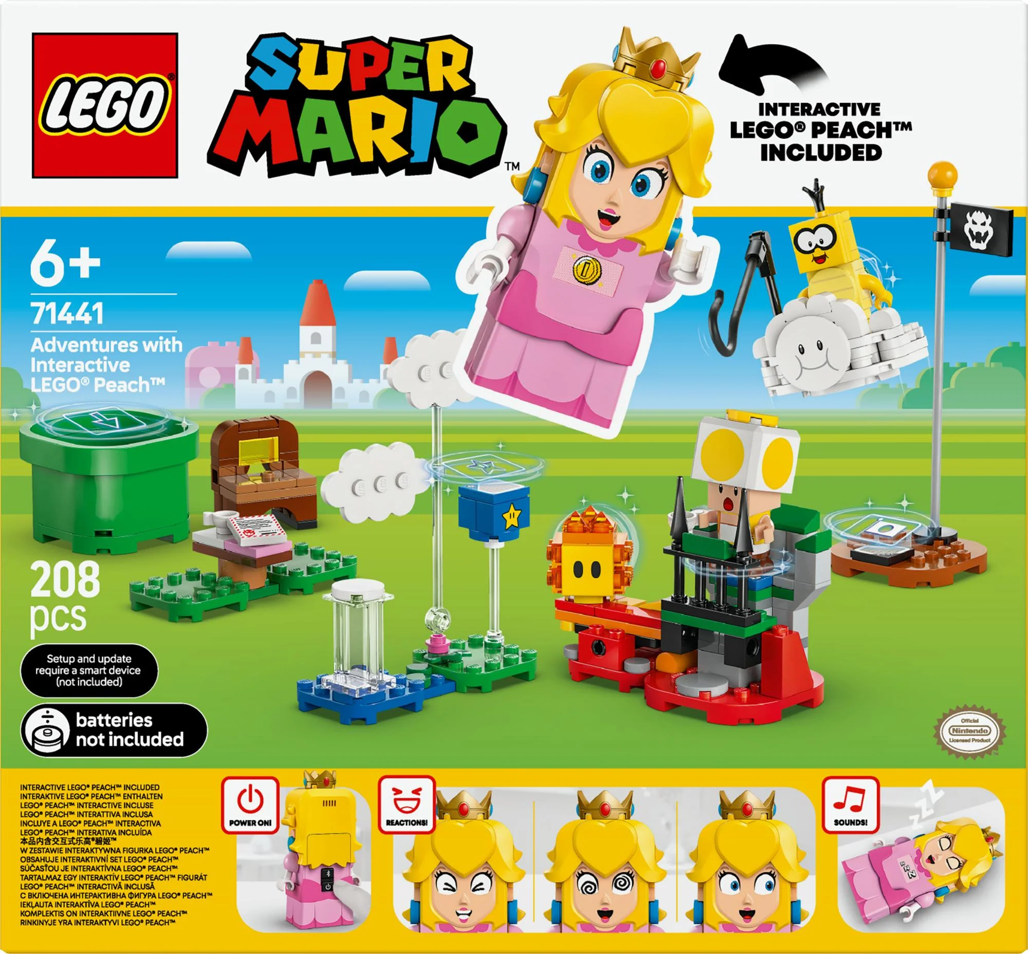 LEGO 71441 Super Mario Adventures with the interactive LEGO Peach