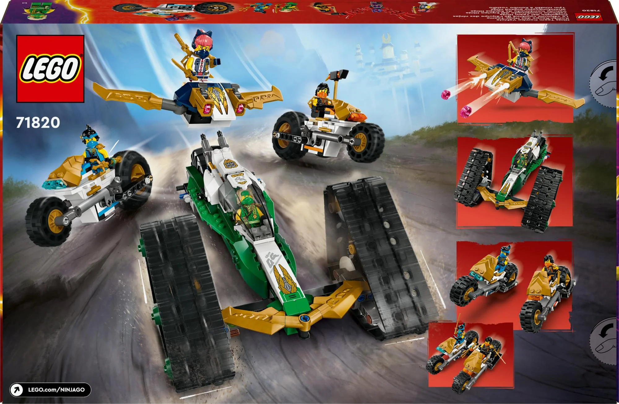 LEGO 71820 Ninjago Ninja Team Combi Crawler