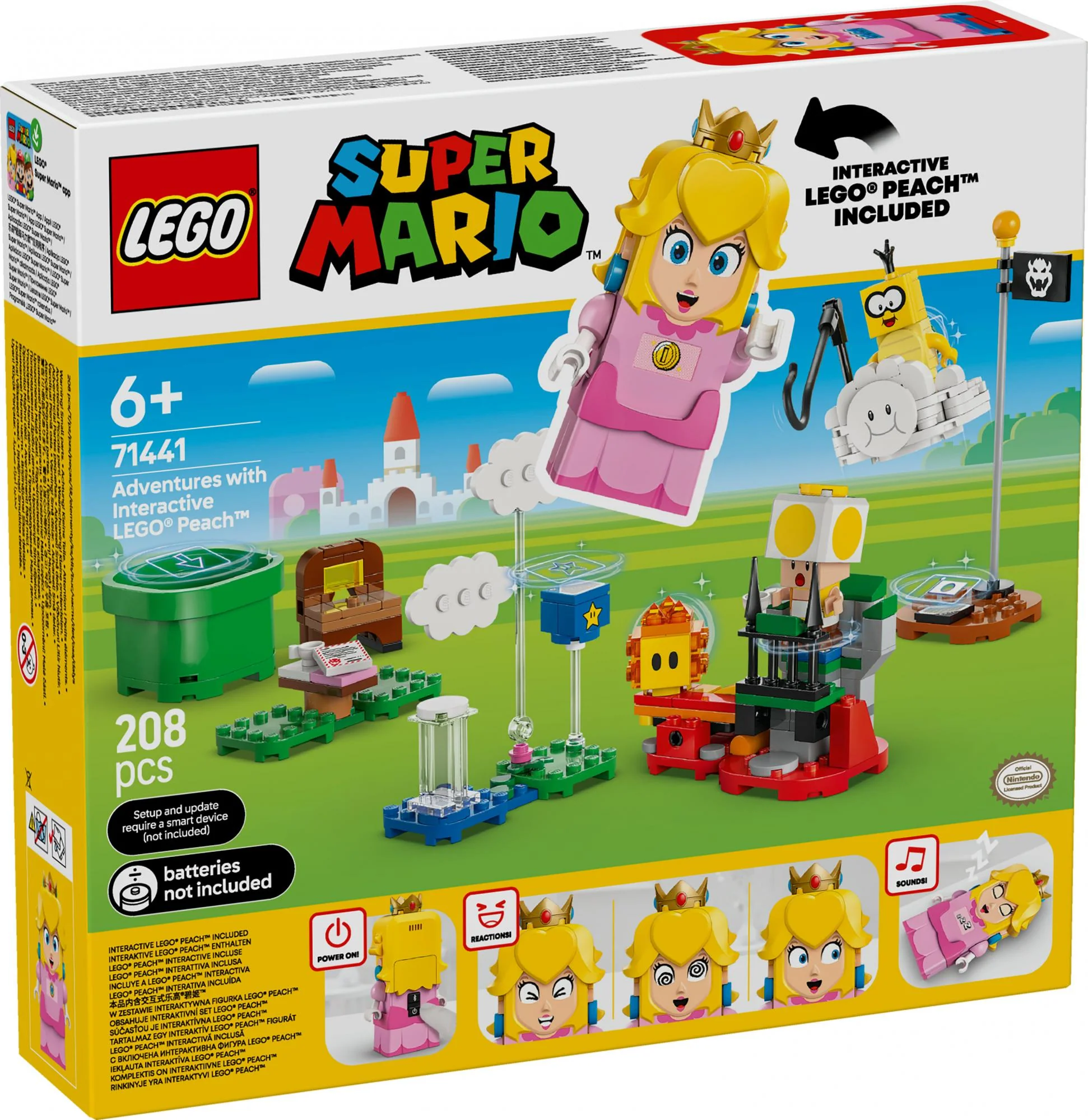 LEGO 71441 Super Mario Adventures with the interactive LEGO Peach