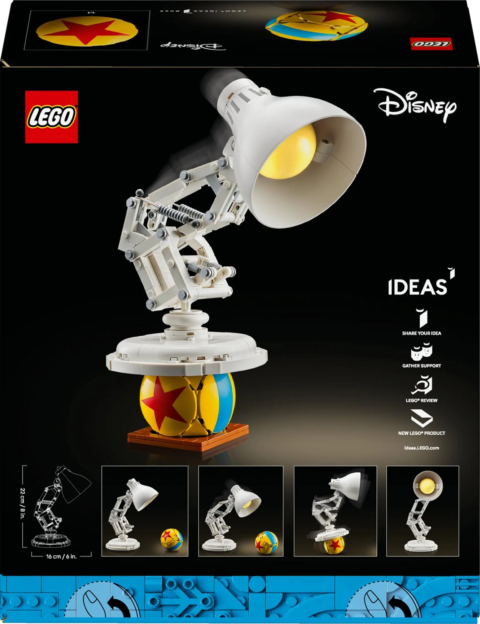 LEGO 21357 Ideas Disney Pixar Luxo Jr.