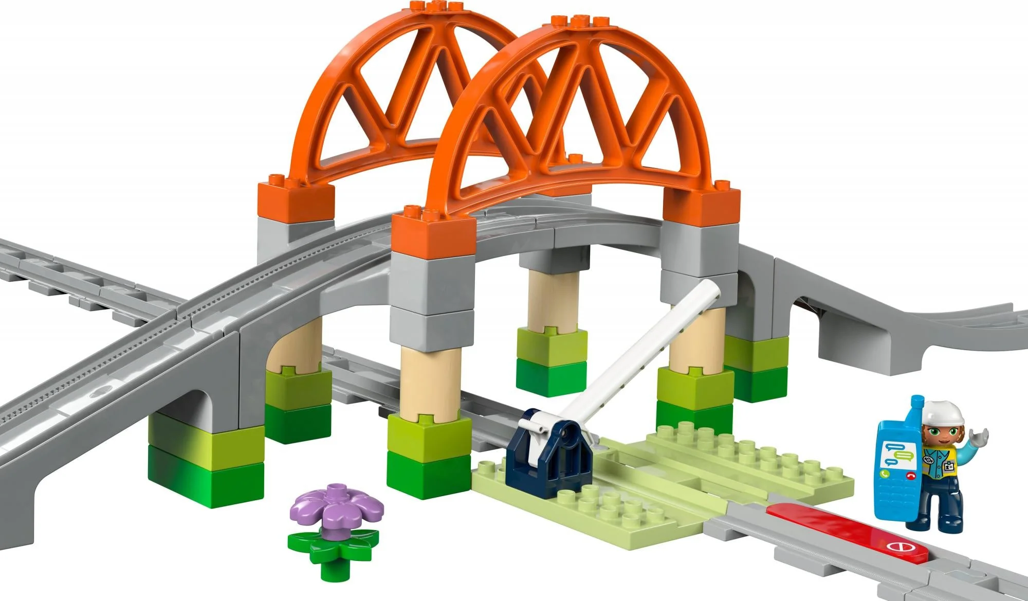 LEGO 10426 LEGO DUPLO Railway Bridge and Tracks - Expansion Set