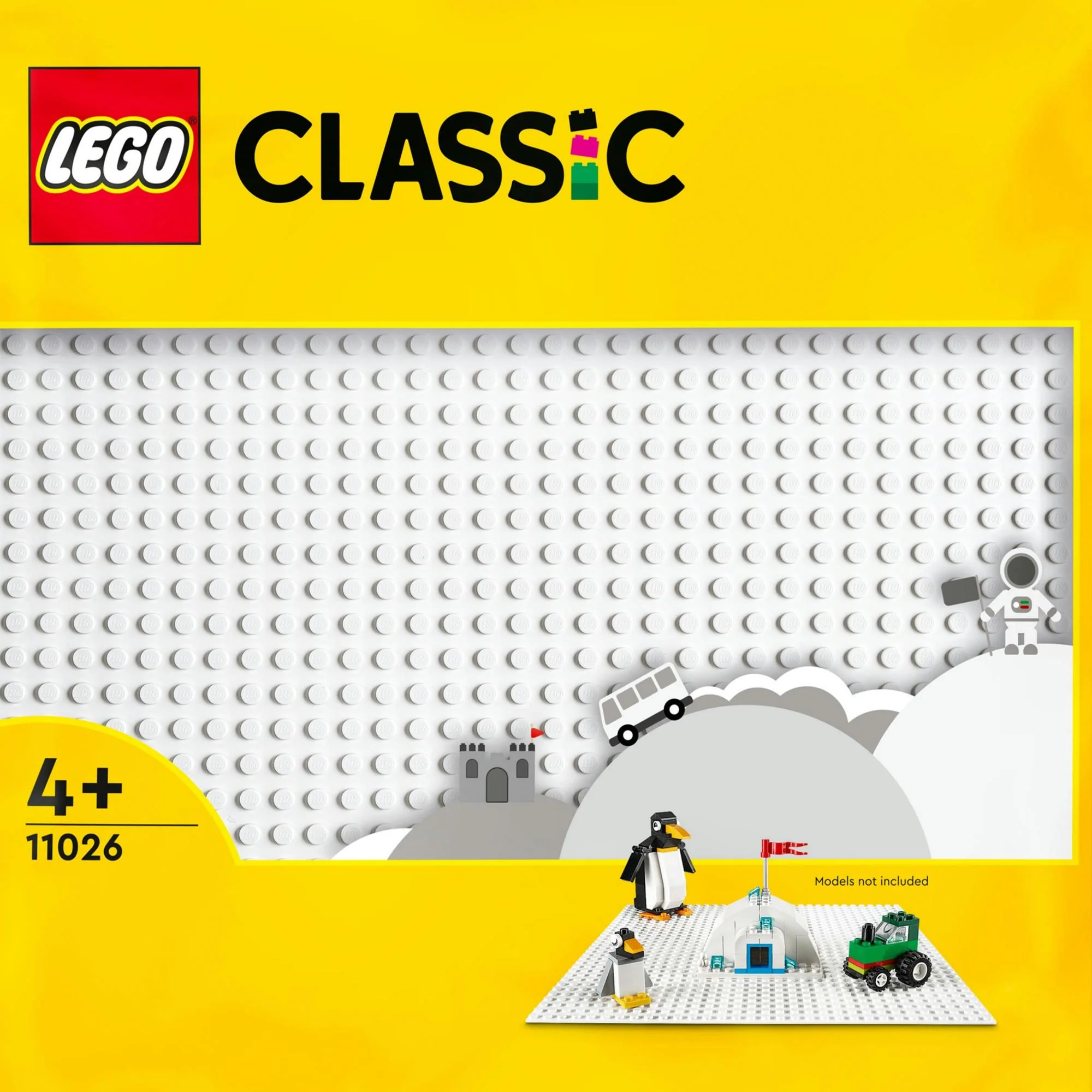 LEGO Classic - Hvid Basisplade (11026)