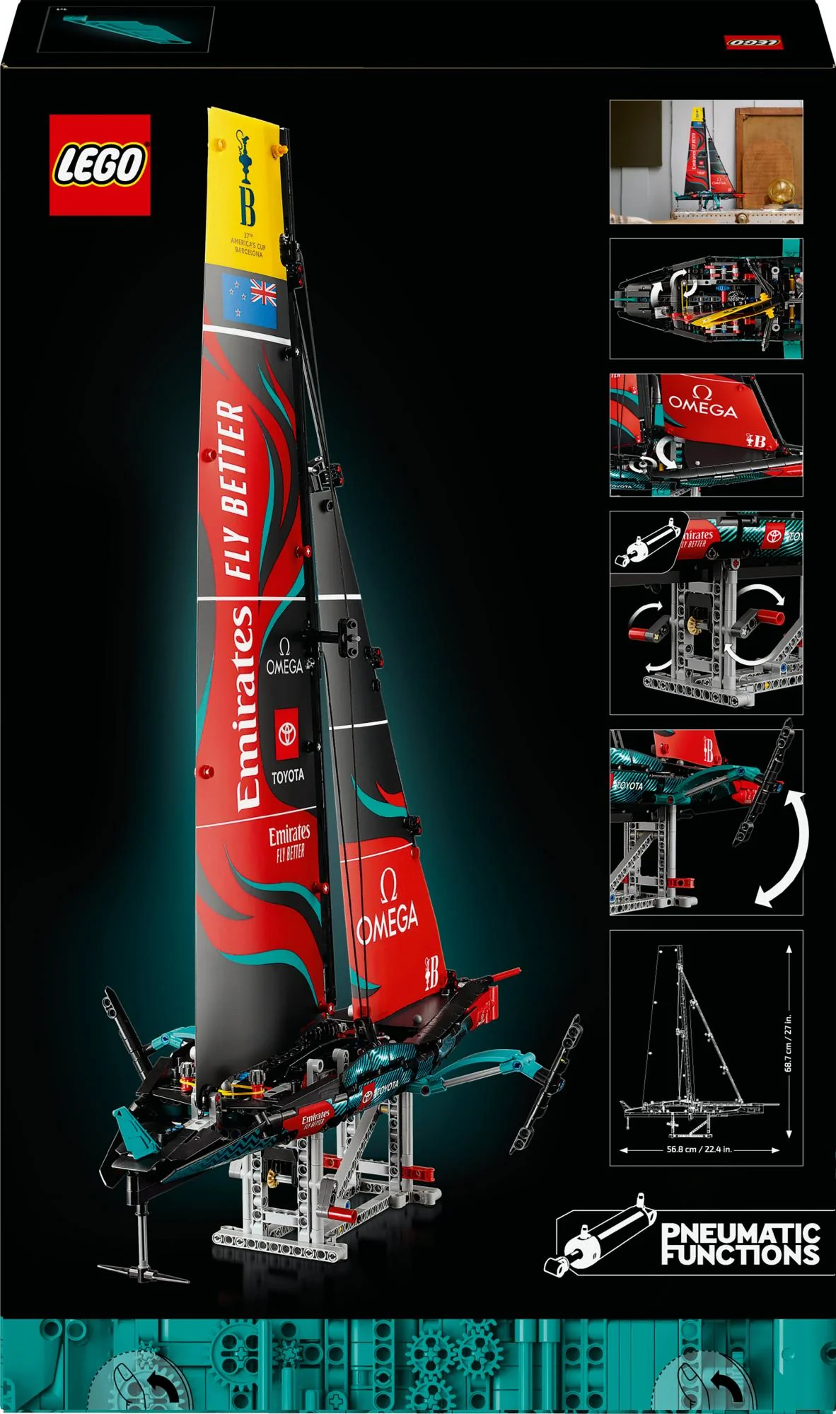 LEGO 42174 Technic Emirates Team New Zealand AC75 Racing Yacht
