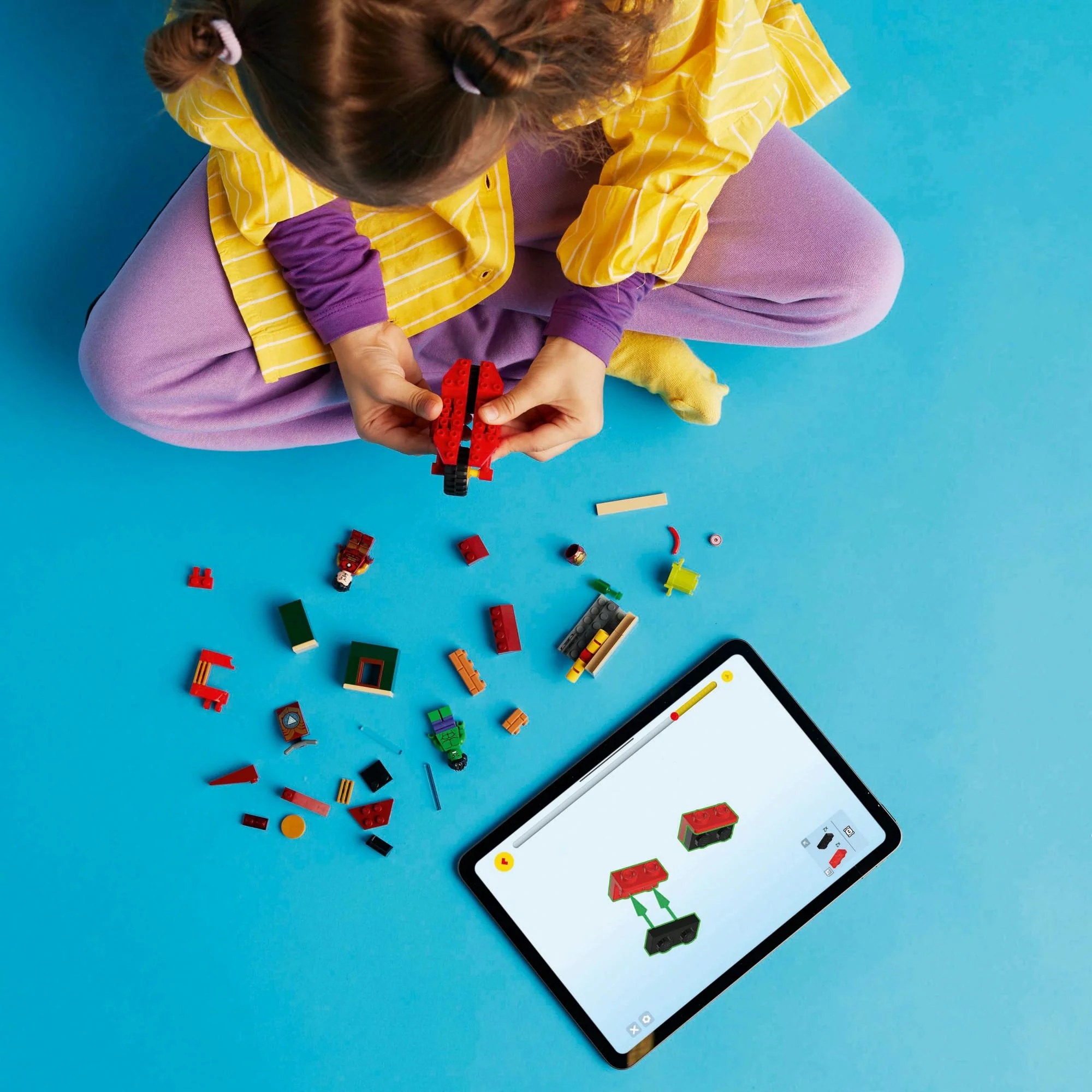 LEGO 76287 Marvel Super Heroes Iron Man with Bike and the Hulk