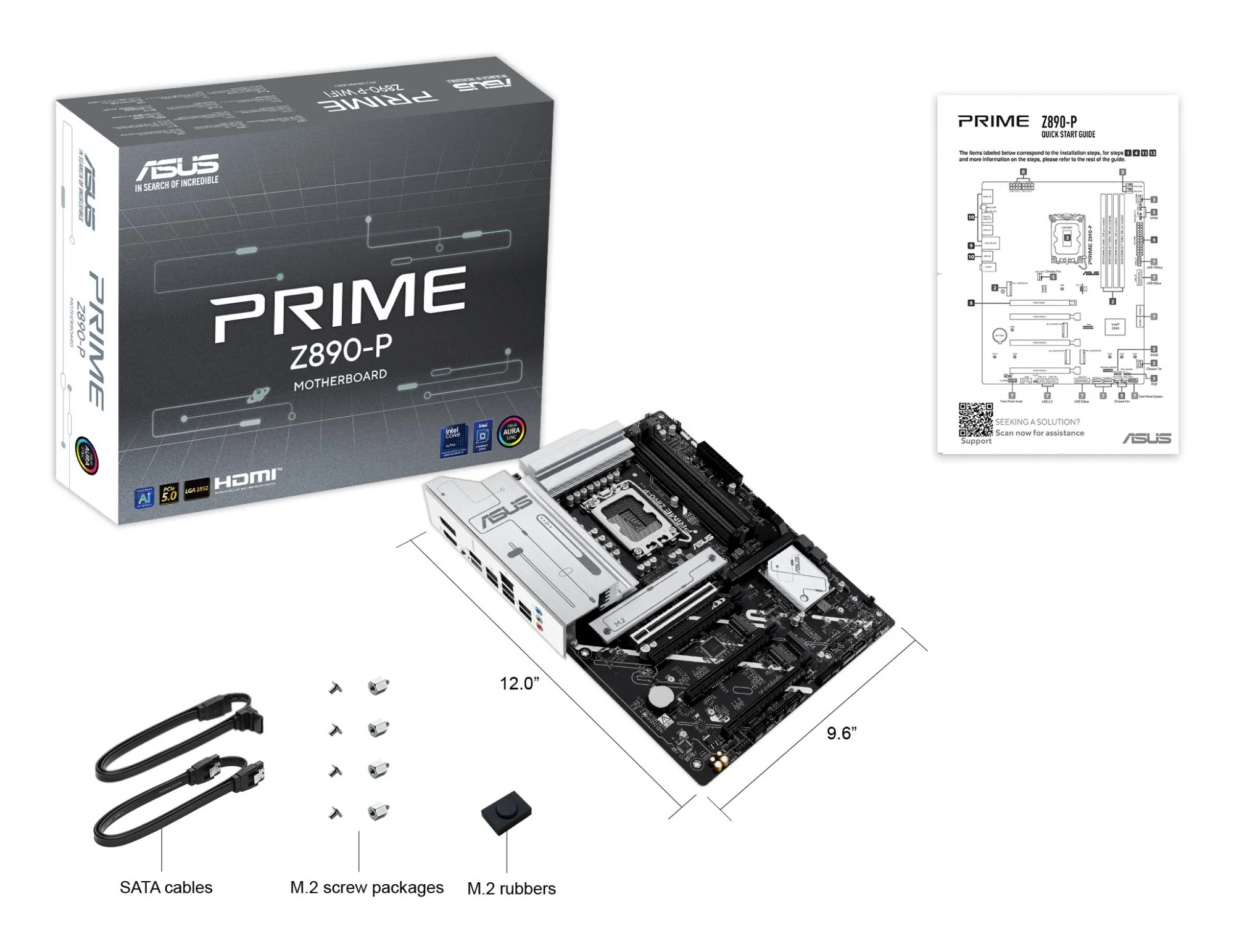 ASUS Prime Z890-P ATX LGA1851 sokkel Intel Z890