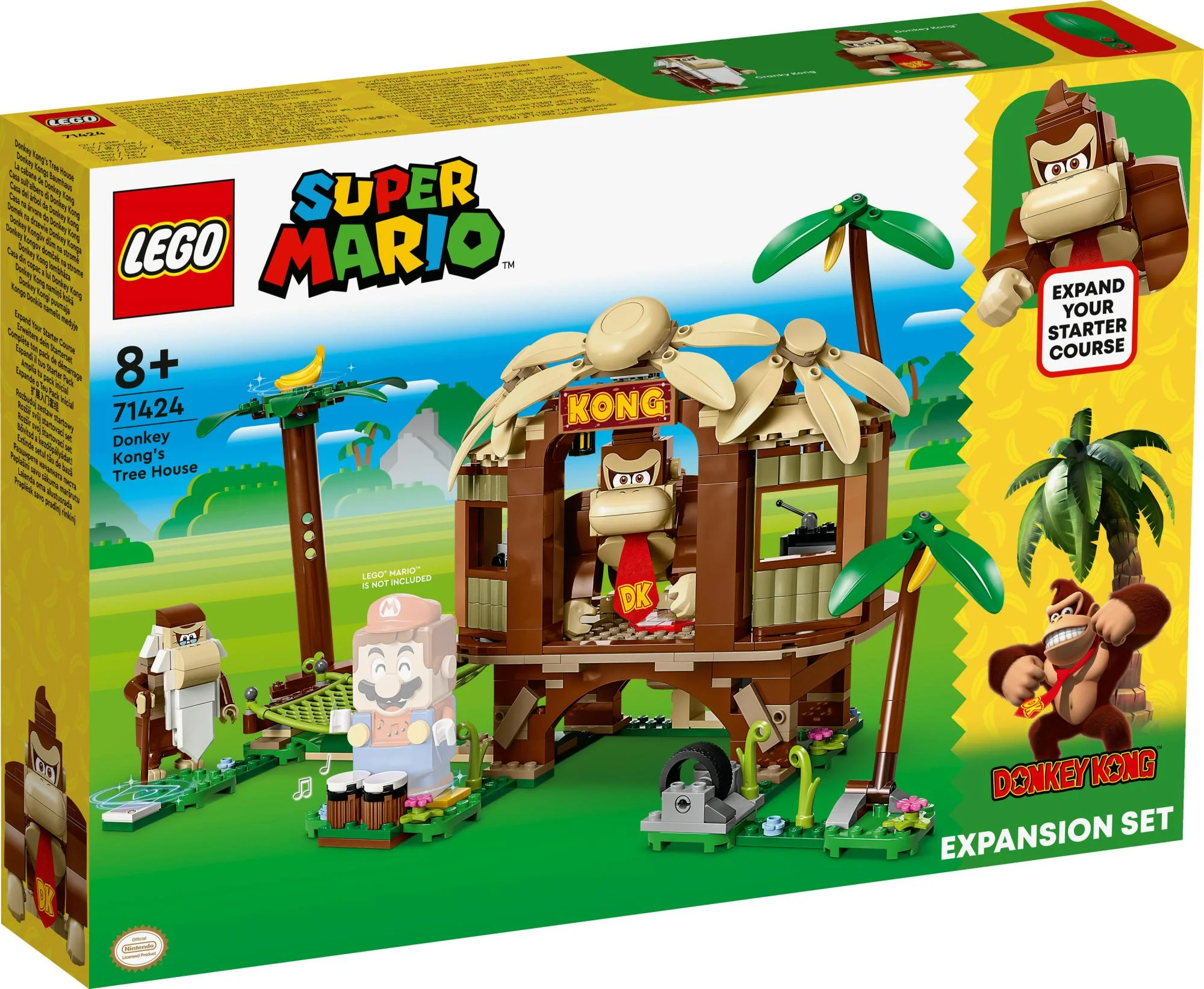 LEGO Super Mario - Donkey Kong's Tree House Expansion Set (71424)