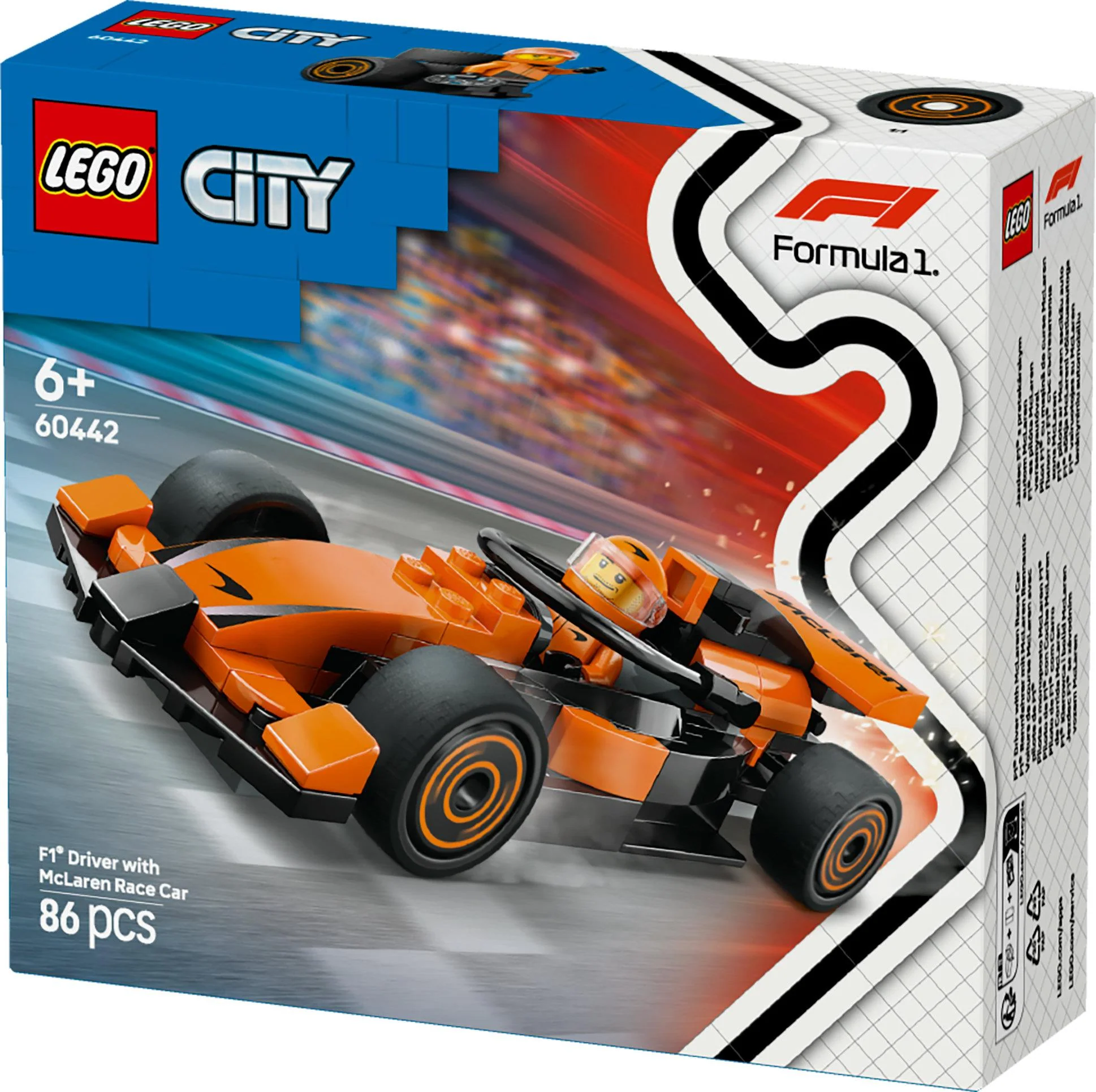 LEGO 60442 City F1 Racer with McLaren Racing Car