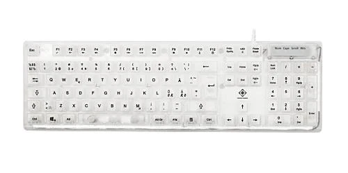 Deltaco - DK250 Membran Tastatur - Transparent - Regnbue LED
