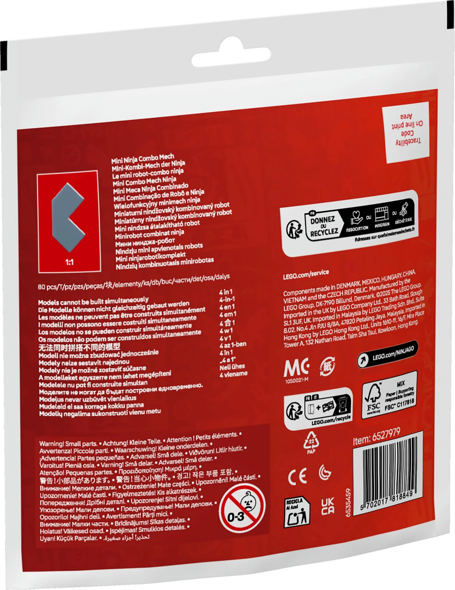 LEGO 30699 Ninjago Mini Combi Mech