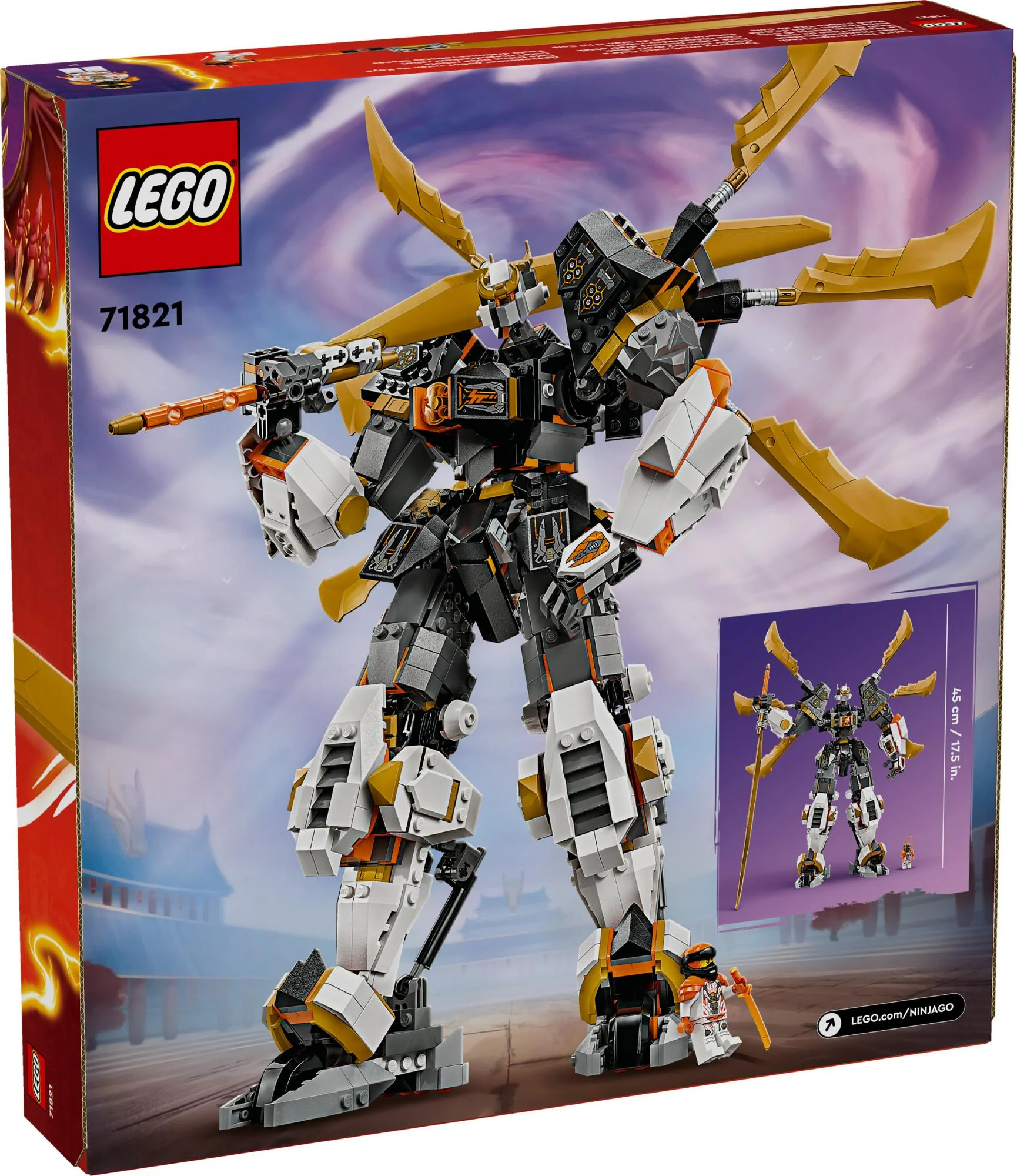 LEGO 71821 Ninjago Cole's Titan Dragon Mech