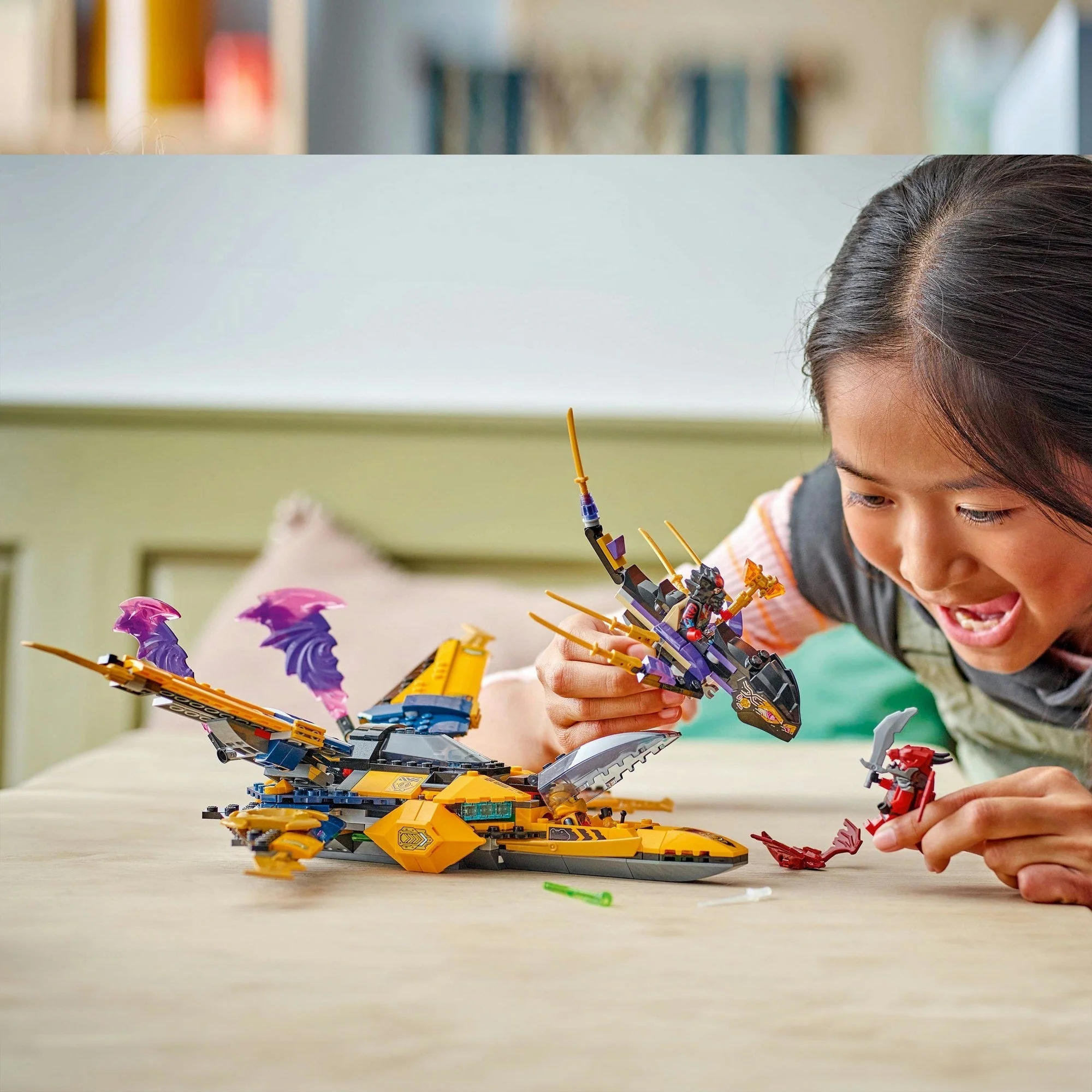 LEGO 71833 Ninjago Ra's and Arin's Super Striker