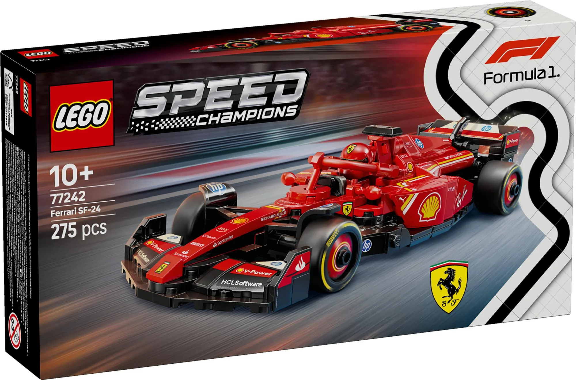 LEGO 77242 Speed Champions Ferrari SF-24 F1 Racing Car