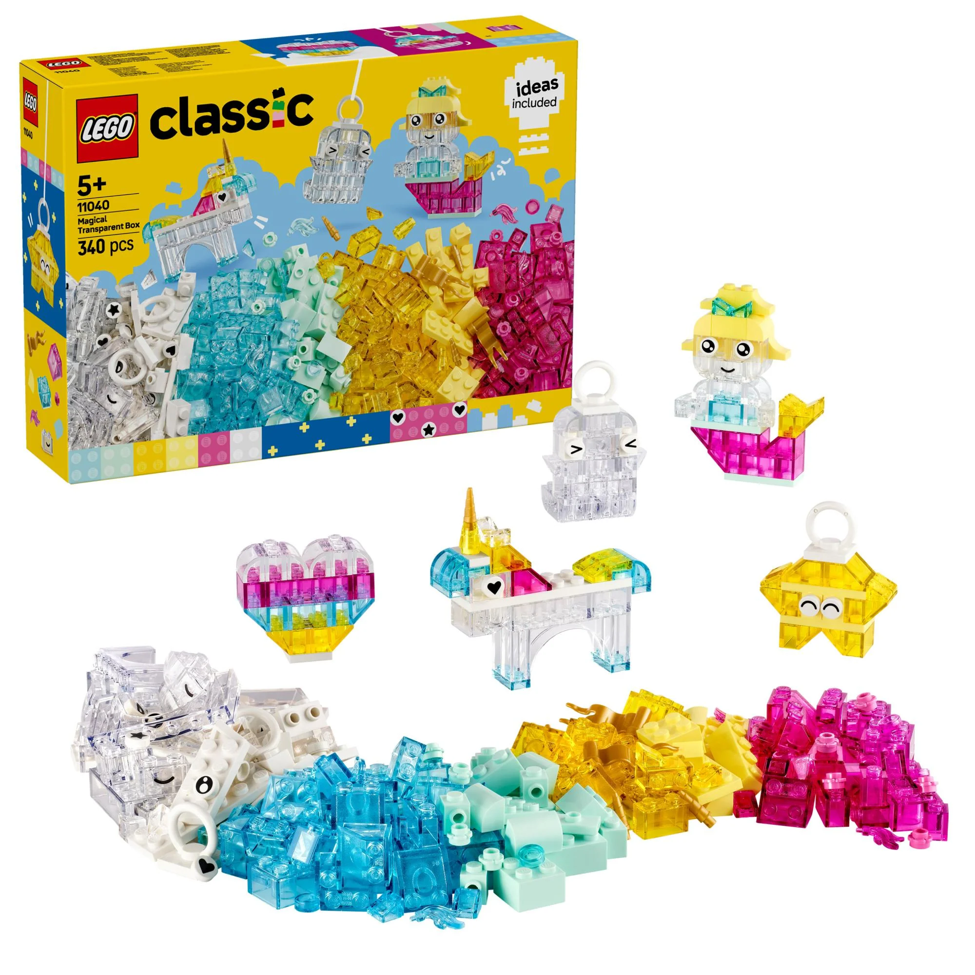 LEGO 11040 Classic magic box with transparent bricks