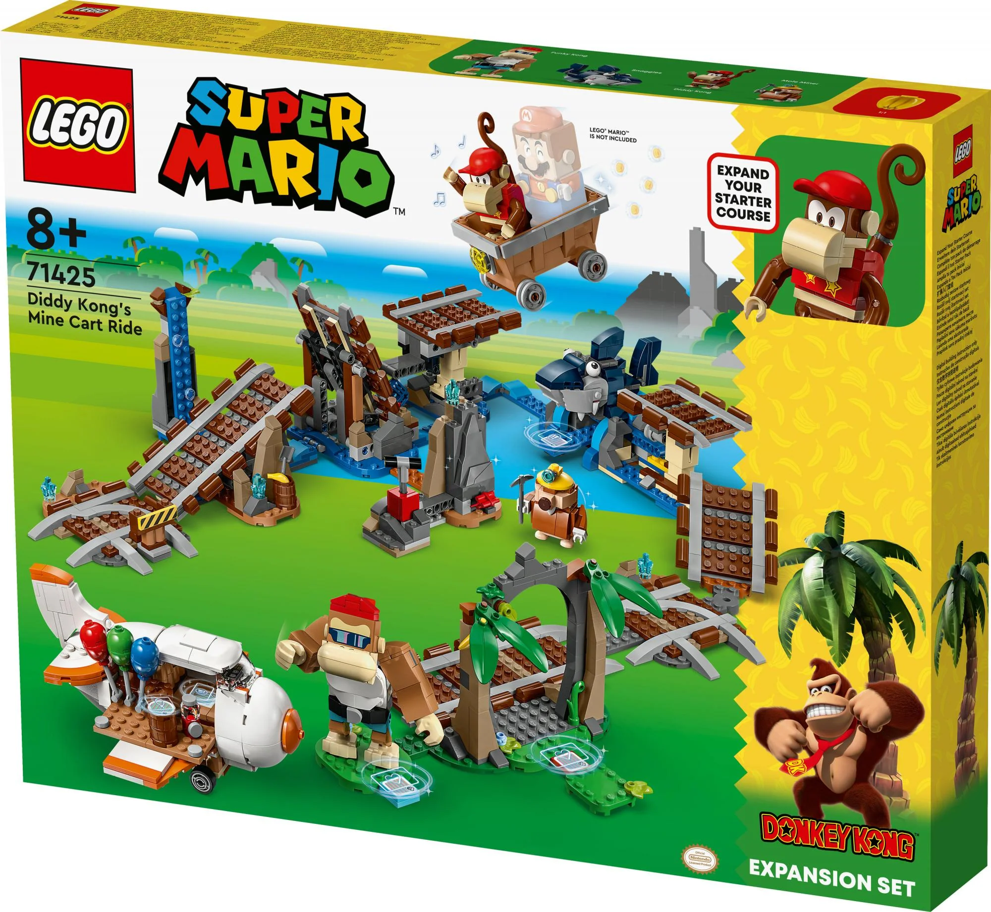LEGO Super Mario - Diddy Kong's Mine Cart Ride Expansion Set (71425)