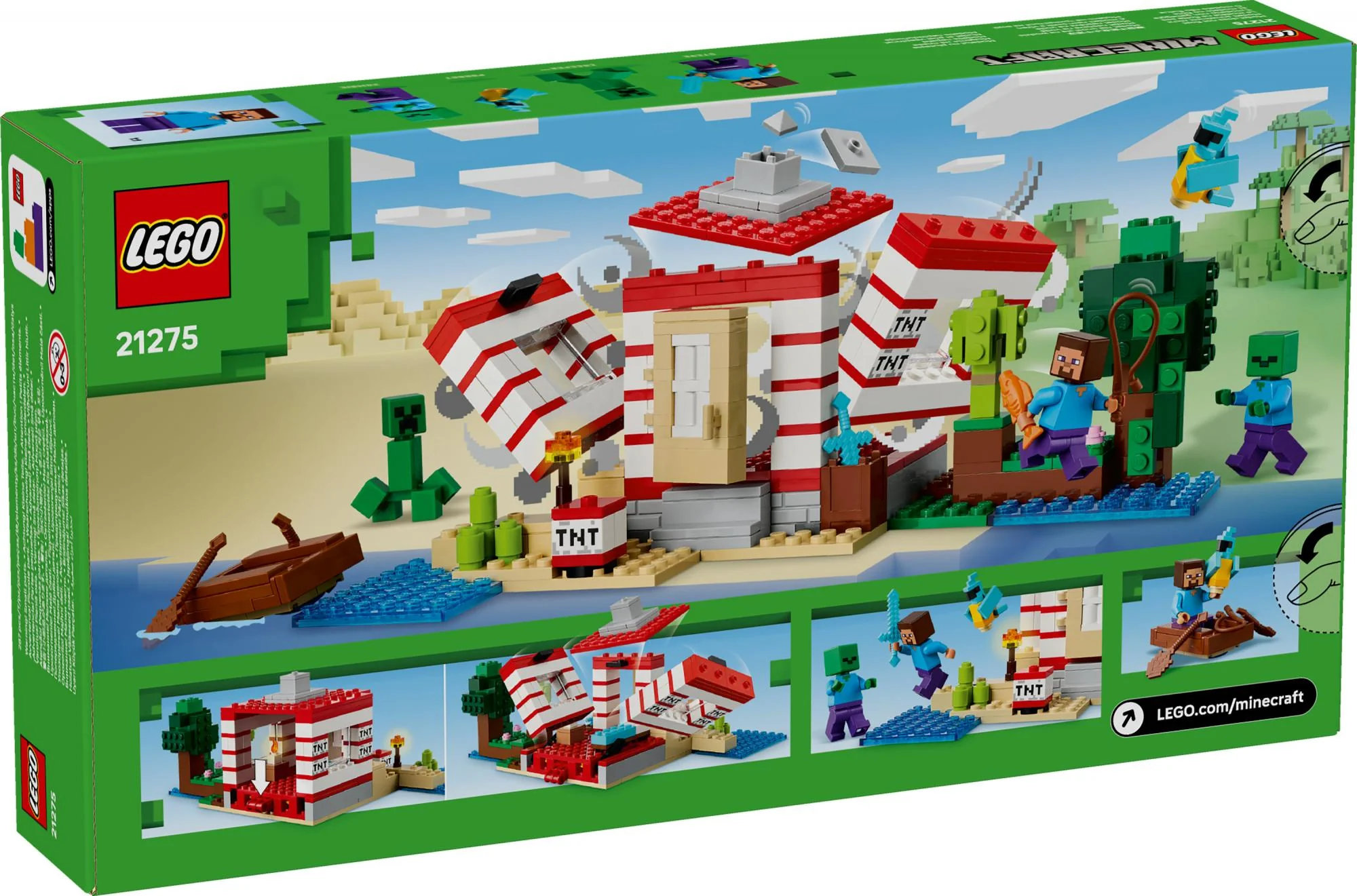 LEGO - Minecraft - The TNT Jungle House (21275)