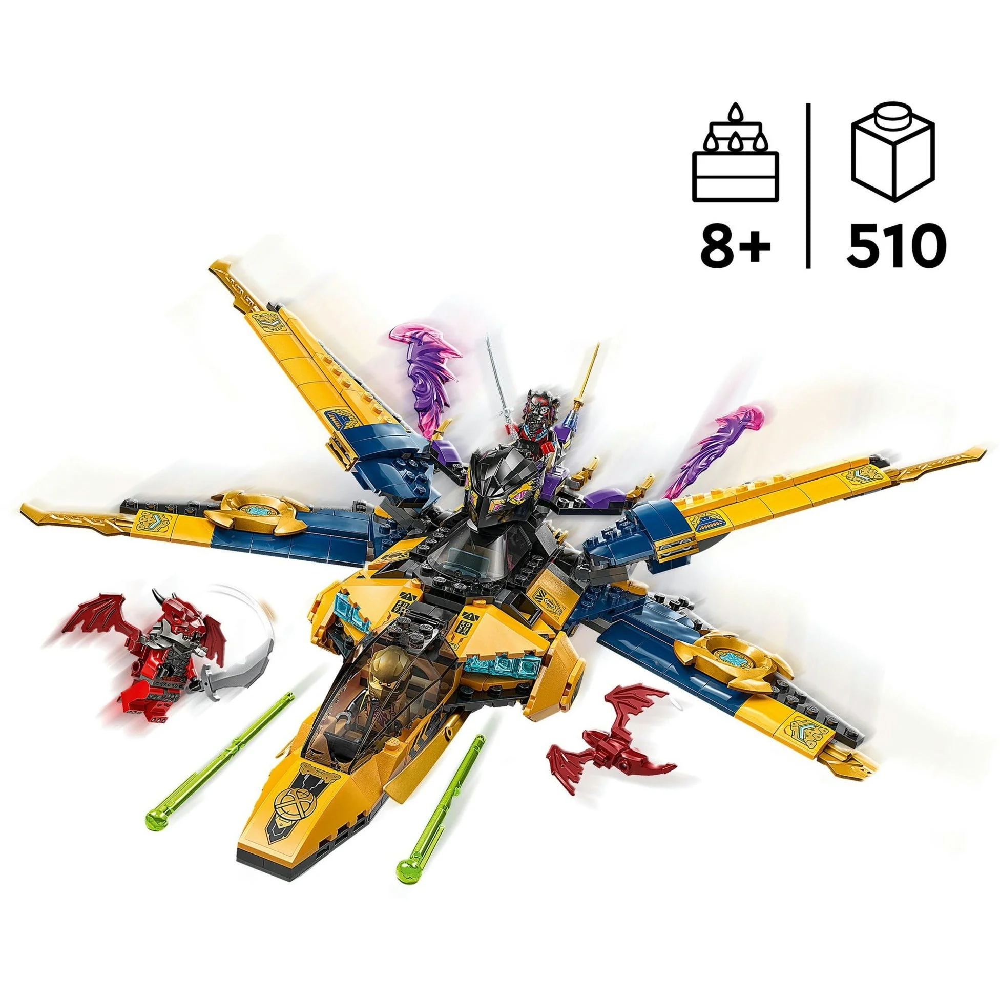 LEGO 71833 Ninjago Ra's and Arin's Super Striker