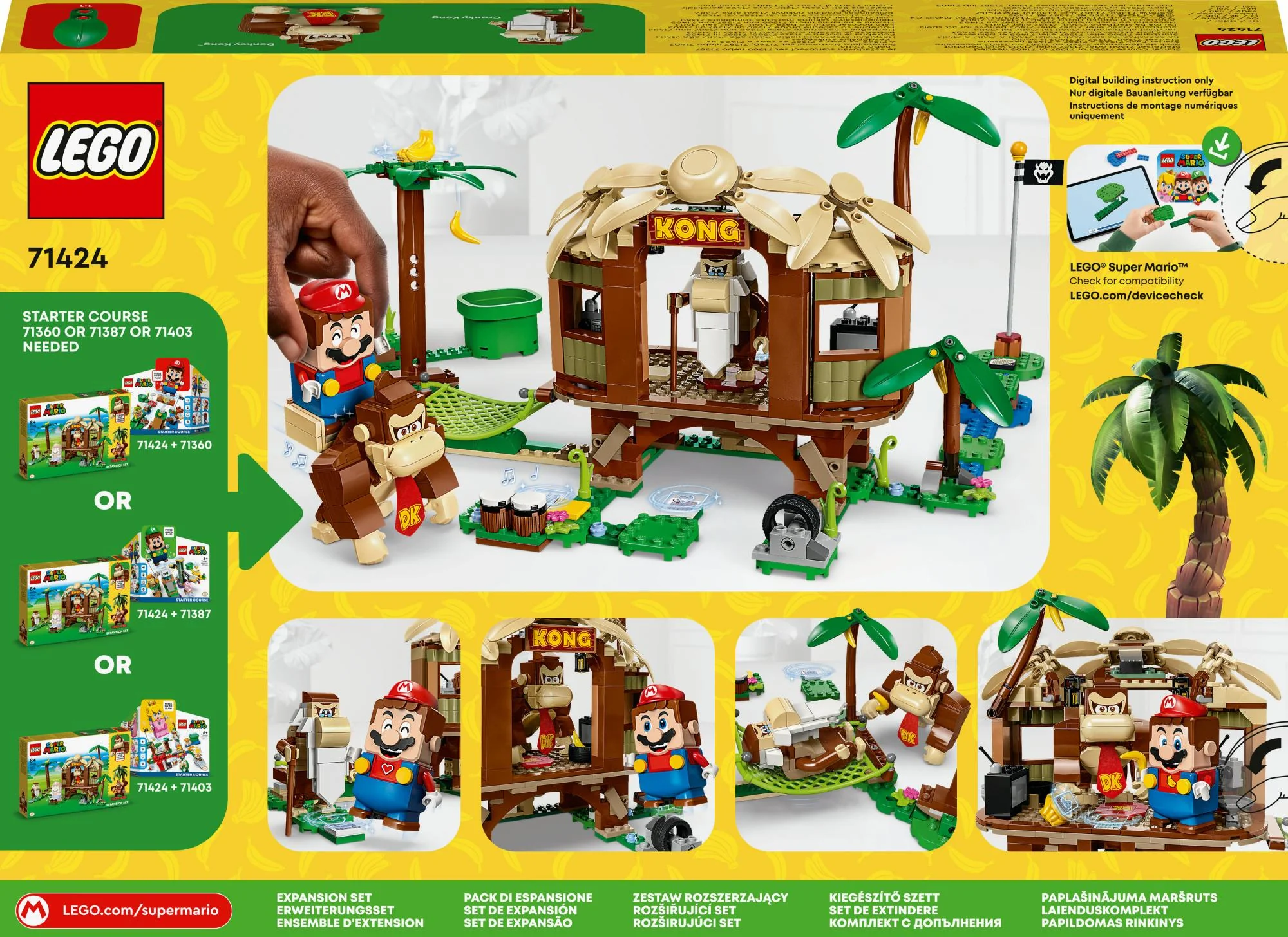 LEGO Super Mario - Donkey Kong's Tree House Expansion Set (71424)